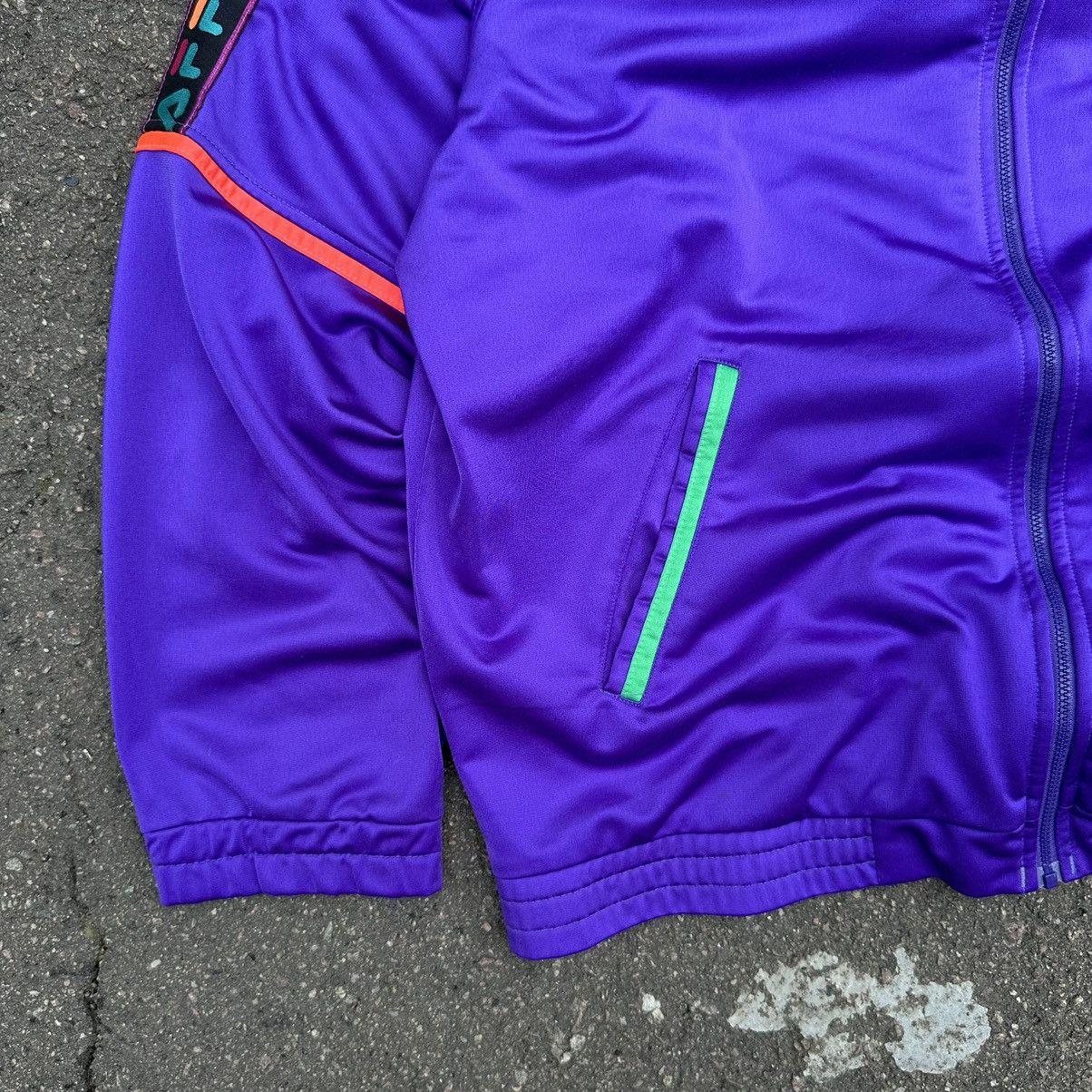 Fila × Vintage Vintage Fila Zip Up Sweatshirt Side Tape Small Logo lampas Size US XL / EU 56 / 4 - 3 Thumbnail