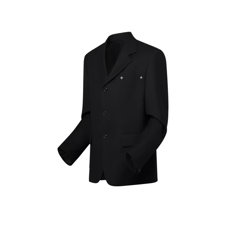 Louis Vuitton Tailored Single-Breasted Wool Jacket Size 50R - 2 Thumbnail