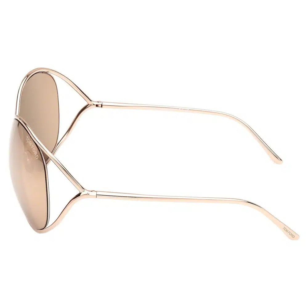 Tom Ford o1sndg1125 FT1067 Size: OS / Nicoletta Sunglasses in Gold Size ONE SIZE - 3 Thumbnail