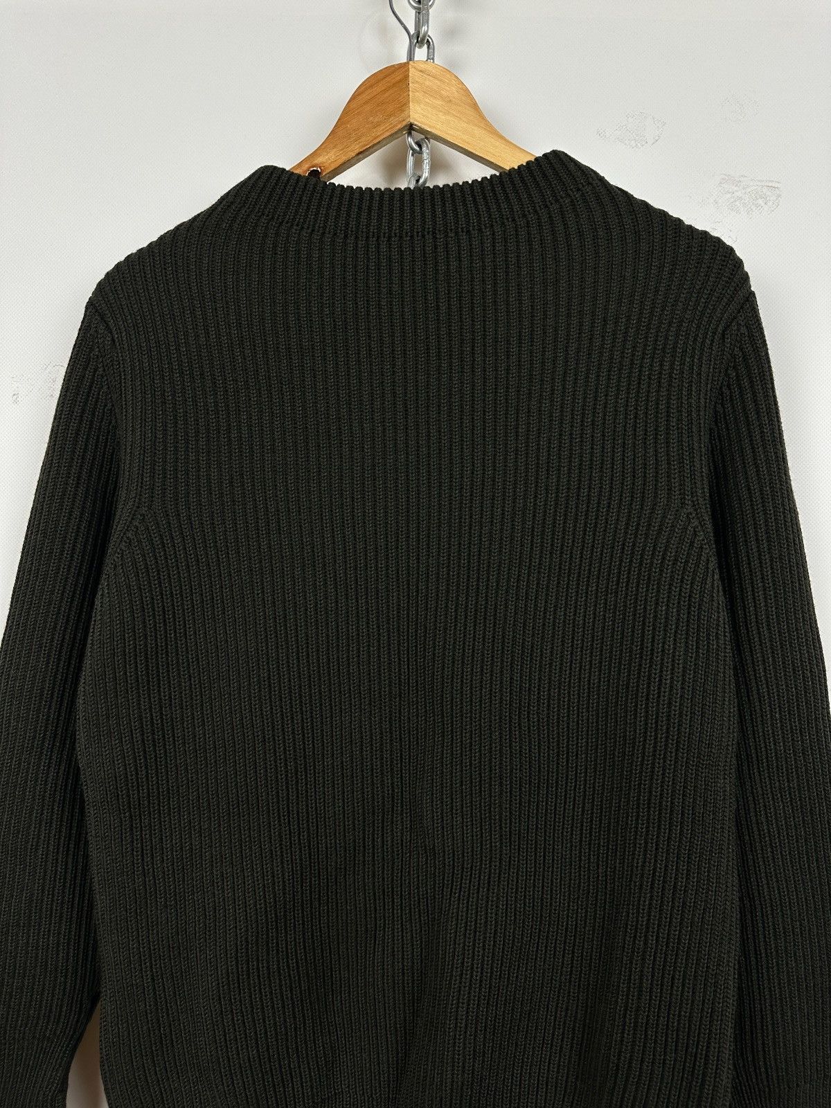 Andersen Andersen Andersen-Andersen Crewneck Navy Green Wool Sweater Size US S / EU 44-46 / 1 - 12 Thumbnail