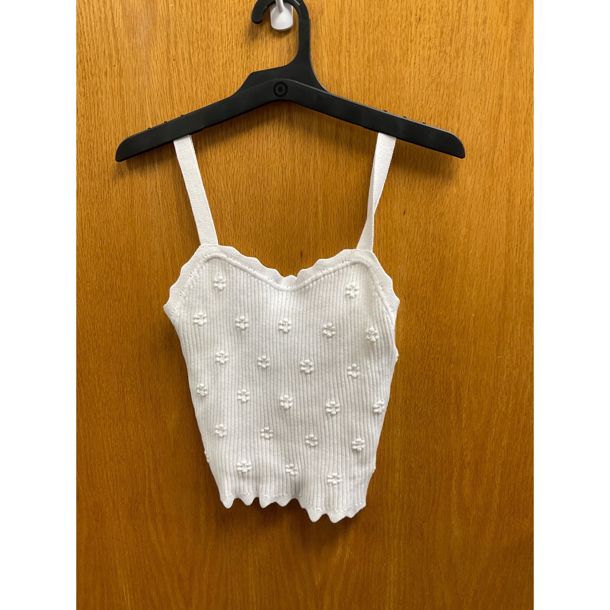 Other Juniors SO Raised Floral Ribbed Sweater Cami medium Size M / US 6-8 / IT 42-44 - 2 Thumbnail