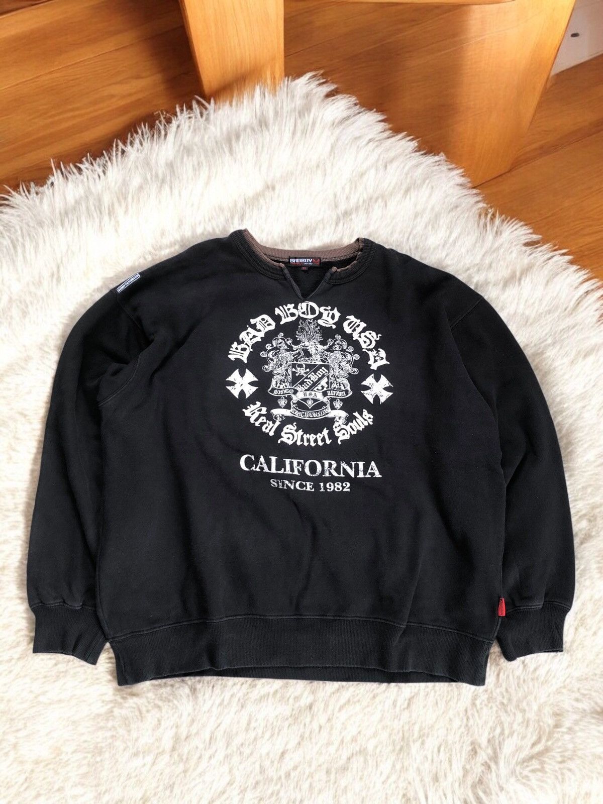 If Six Was Nine × Japanese Brand Bad Boy Sweatshirt Y2K Rare Size US L / EU 52-54 / 3 - 1 Thumbnail