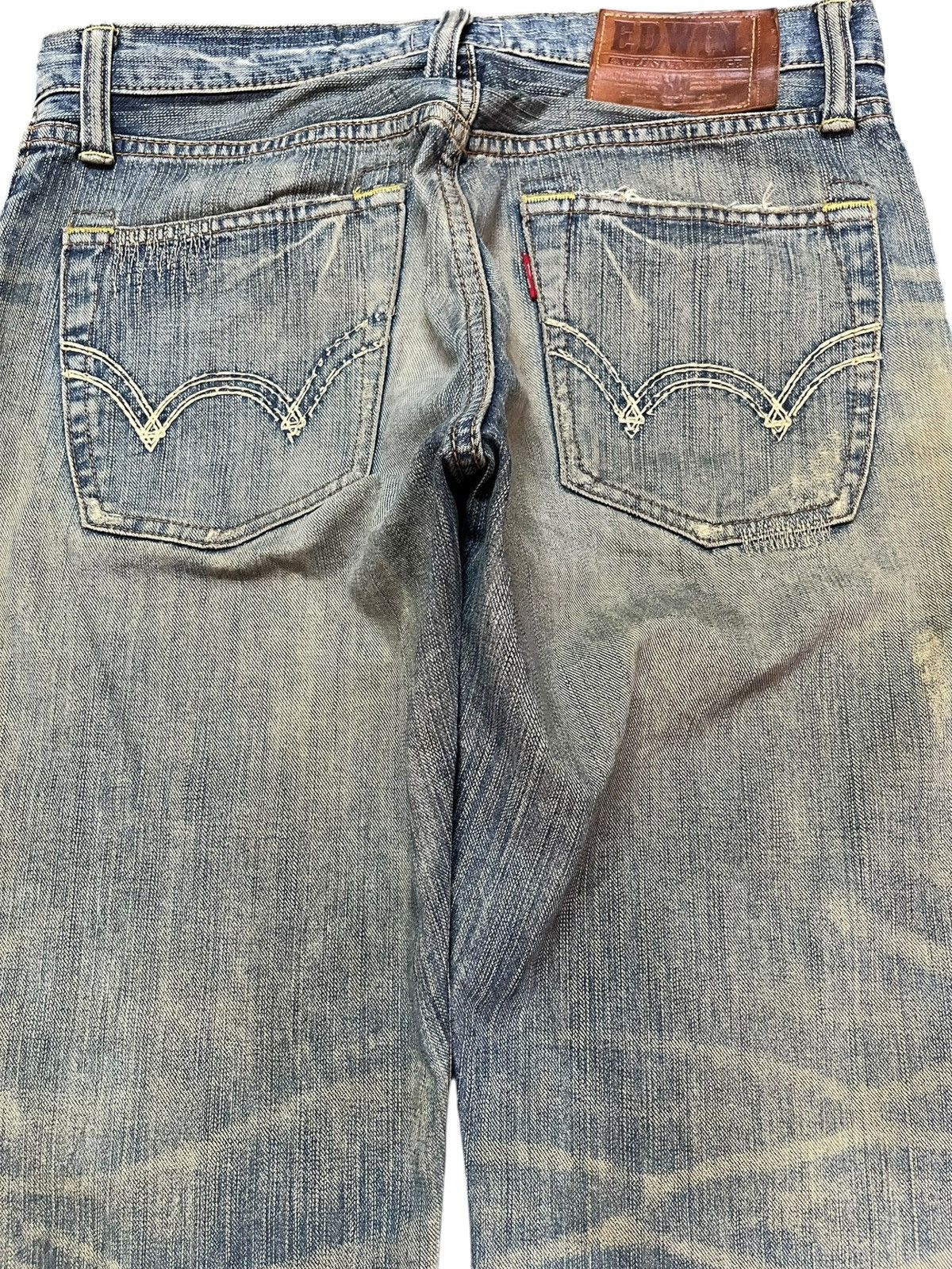 Edwin Vintage Edwin Exclusive Vintage Mudwash Patchwork Denim Size US 33 - 7 Thumbnail