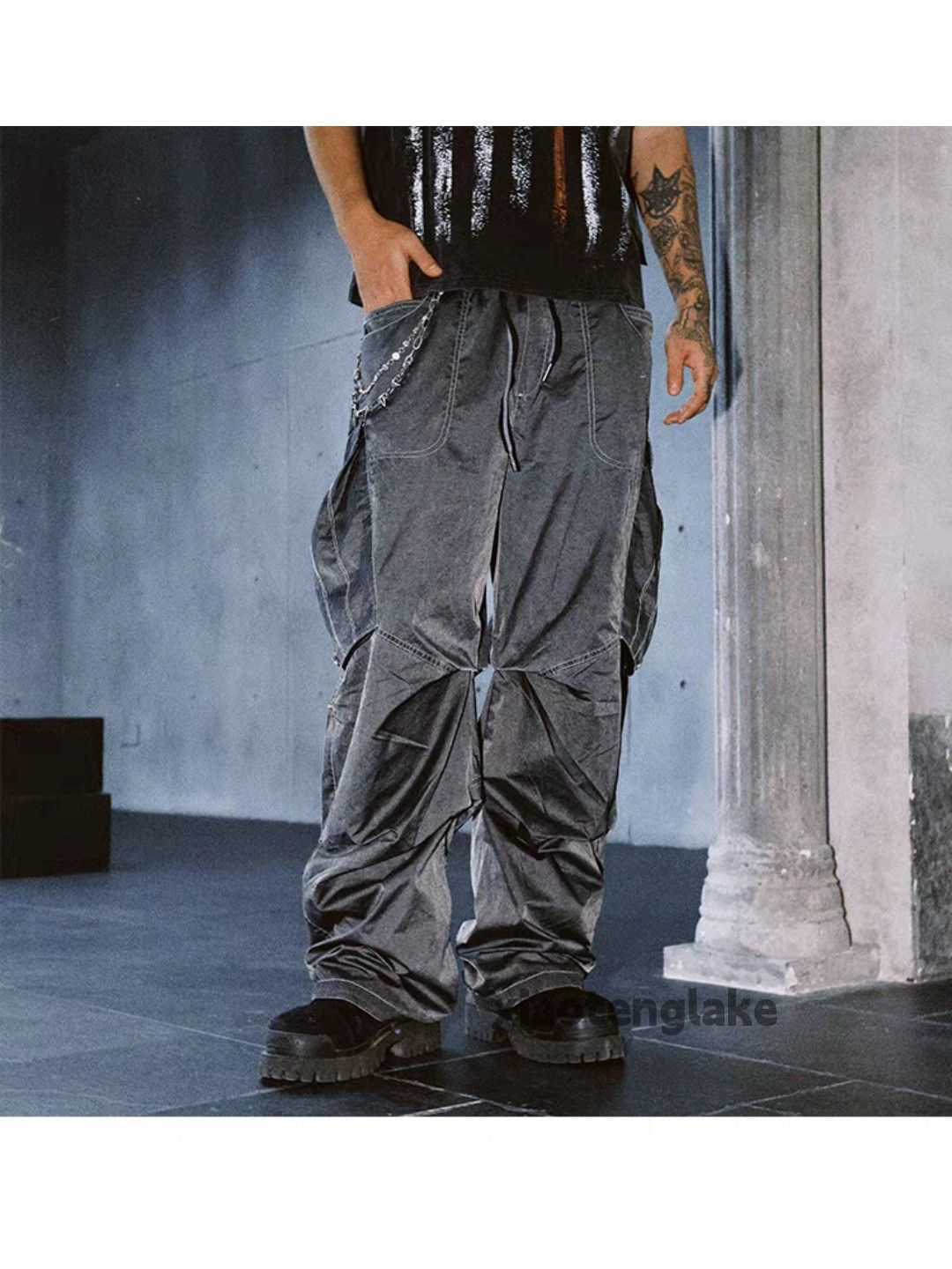 Vintage Utility dance loose baggy skate hiphop military pants Size US 34 / EU 50 - 8 Thumbnail