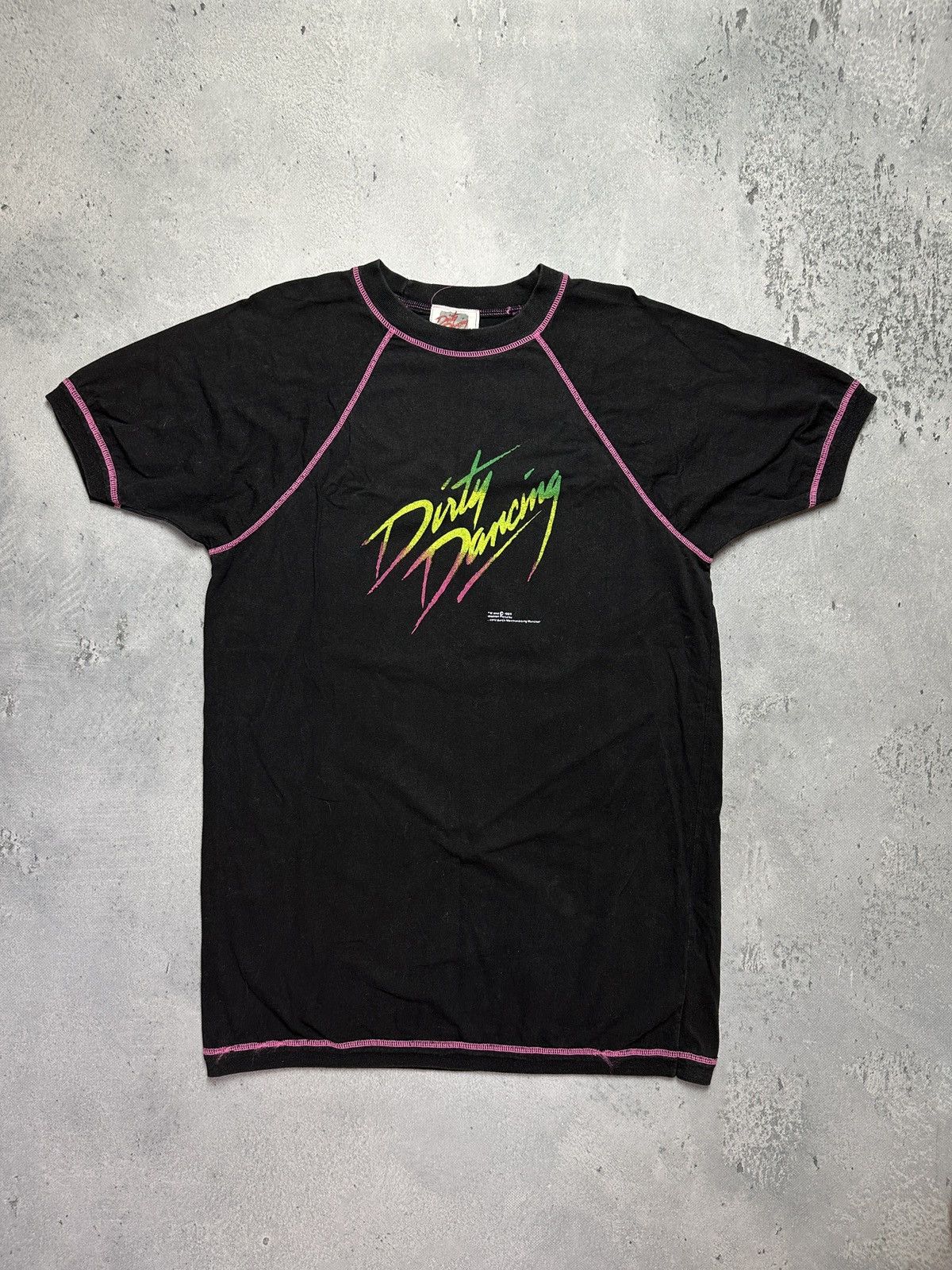 Other Vintage 80s 90s Dirty Dancing Long Tee Vestron Pictures 1989 Size US M / EU 48-50 / 2 - 1 Thumbnail