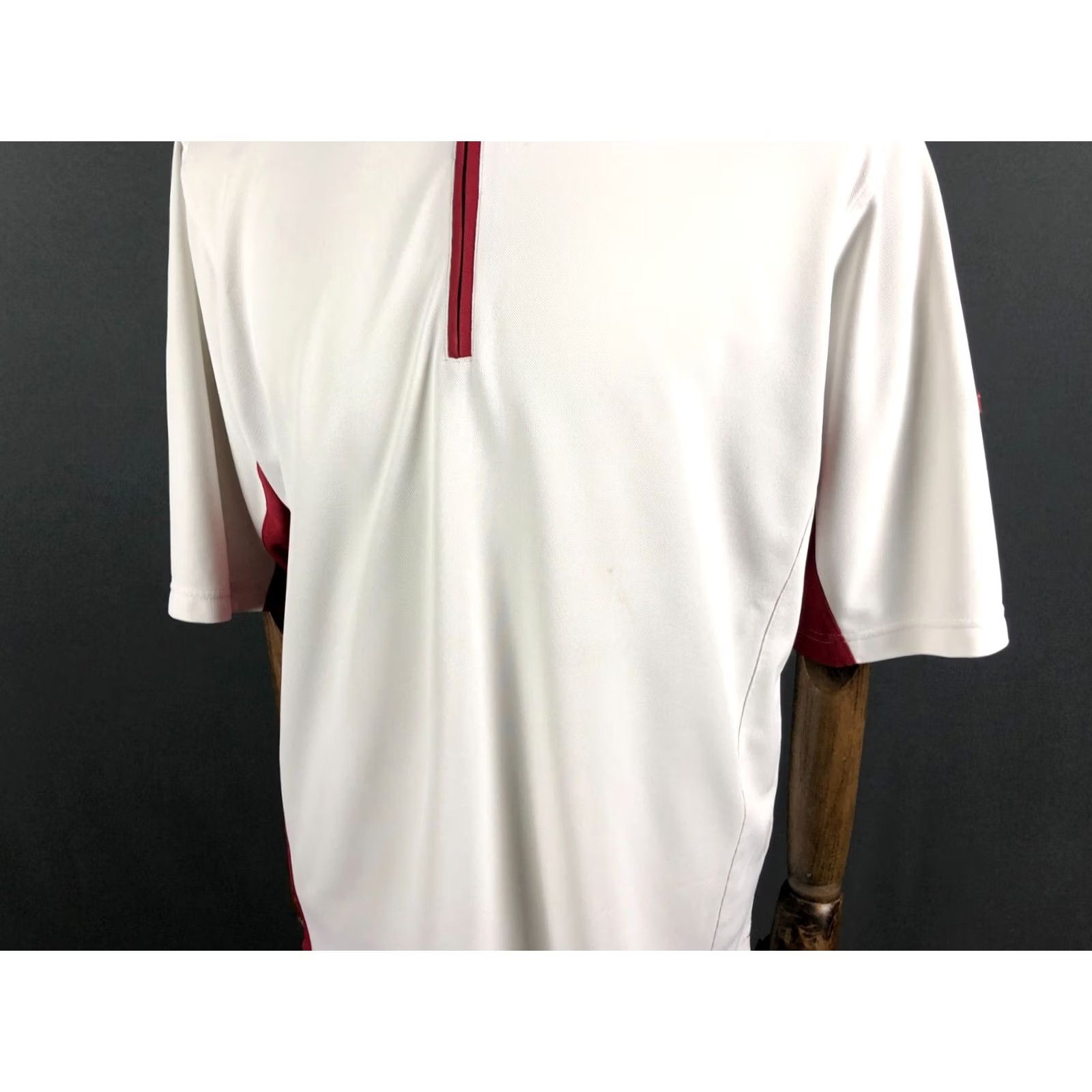 Footjoy FootJoy Polo Shirt 1/4 Zip Polyester XL Men's White Sports Size US XL / EU 56 / 4 - 6 Thumbnail