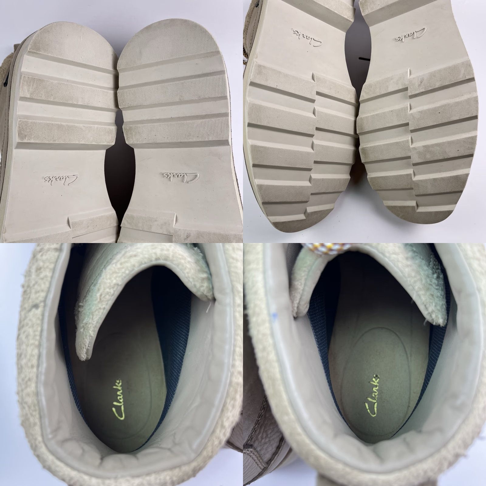 Clarks Clarks Korik Rise Gore-Tex Boots Mens Size 12 Grey Leather Waterproof Leather Waterproof Lace Up Boots Mens Grey Desert 12 Mens Size US 11 / EU 44 - 8 Thumbnail
