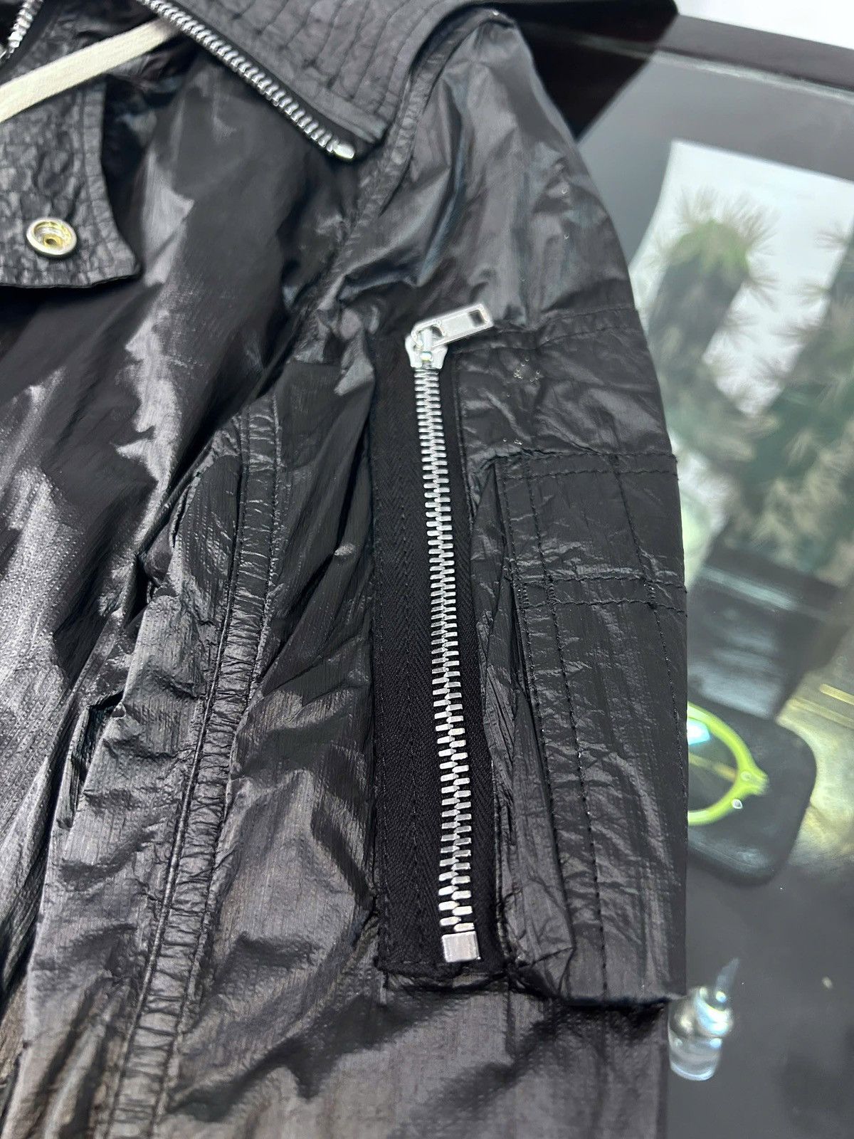 Rick Owens Drkshdw Rick Owens Coated Exploder Parka Jacket Size US M / EU 48-50 / 2 - 2 Thumbnail