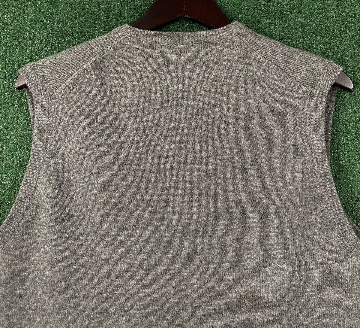 Nordstrom 90’s Nordstrom 100% Wool Grey Knit Sweater Vest Men’s Small Size US S / EU 44-46 / 1 - 5 Thumbnail