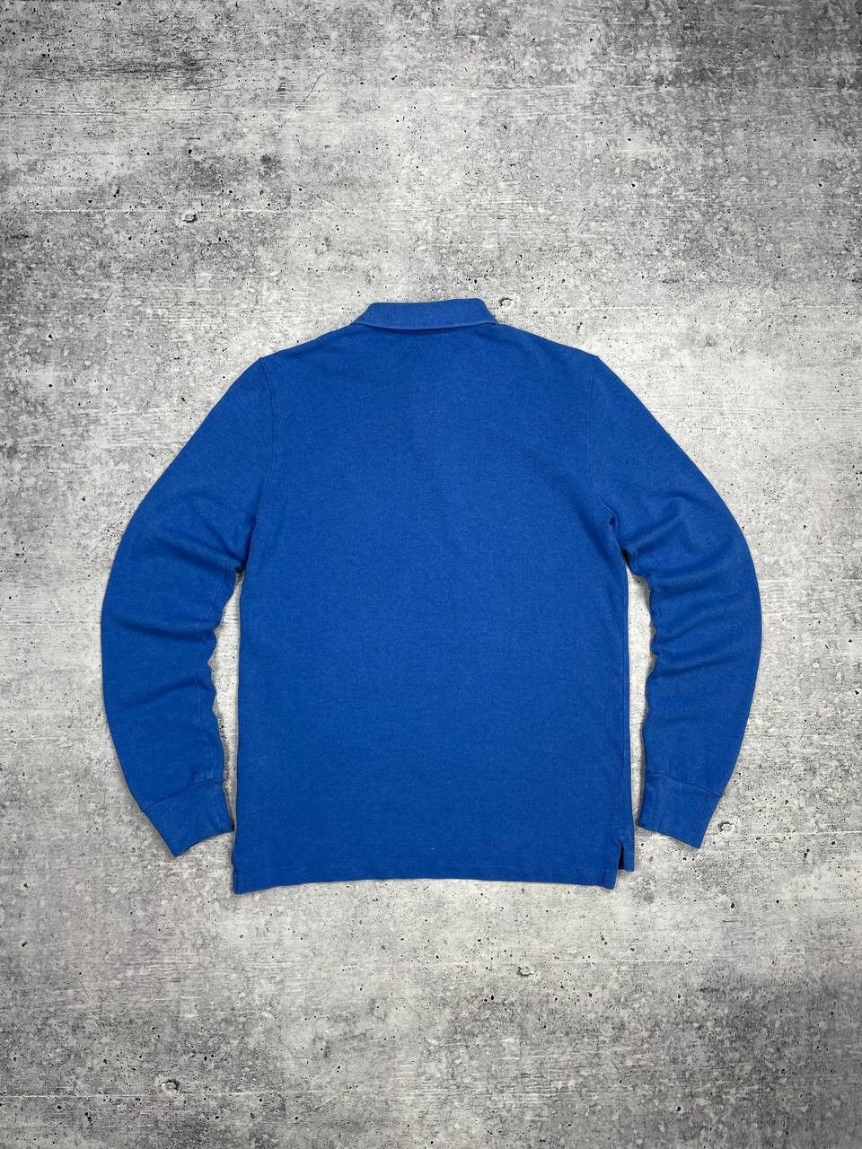 Polo Ralph Lauren × Vintage Vintage Polo Ralph Lauren Blue Polo Longsleeve Sweatshirt Size US S / EU 44-46 / 1 - 12 Thumbnail