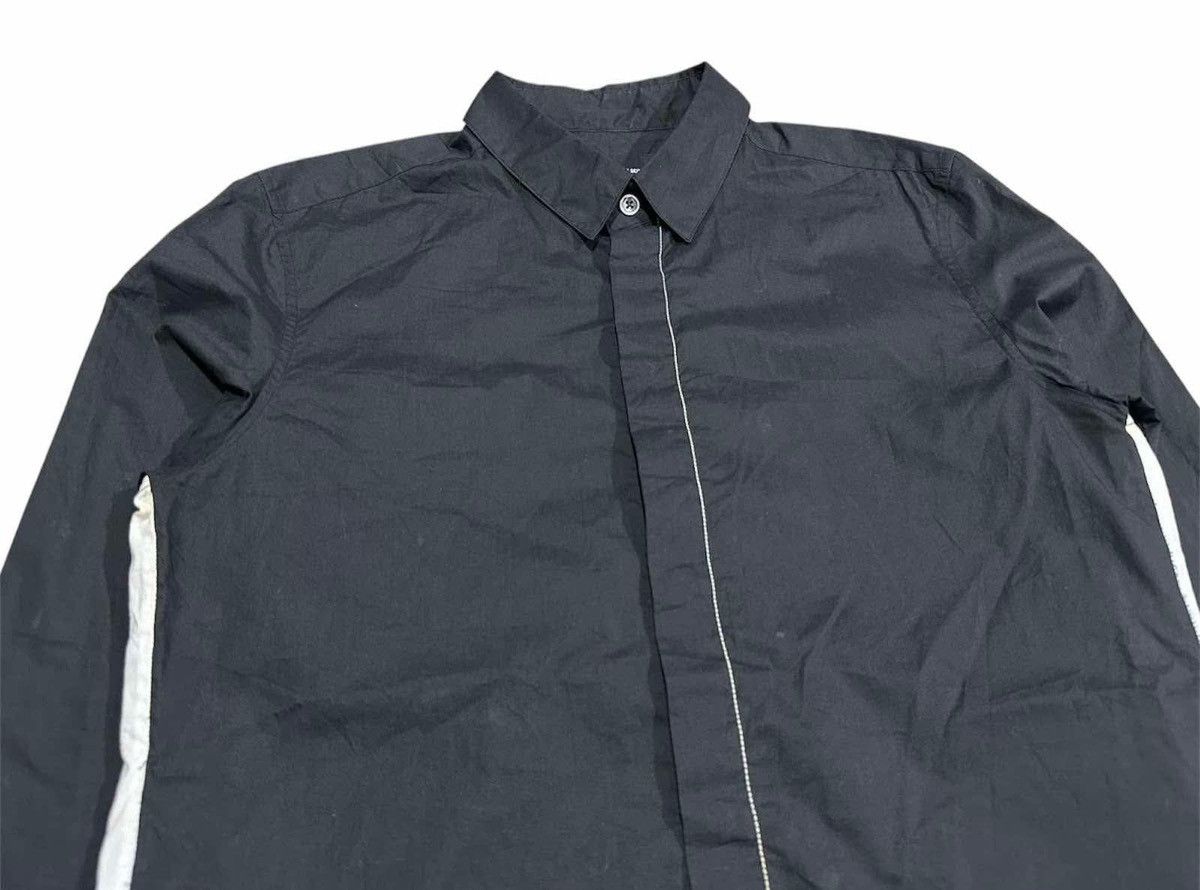 Diet Butcher Slim Skin × If Six Was Nine × Japanese Brand 🔥Diet Butcher Slim Skin Hybrid Shirt Hidden Button Black Size US M / EU 48-50 / 2 - 4 Thumbnail