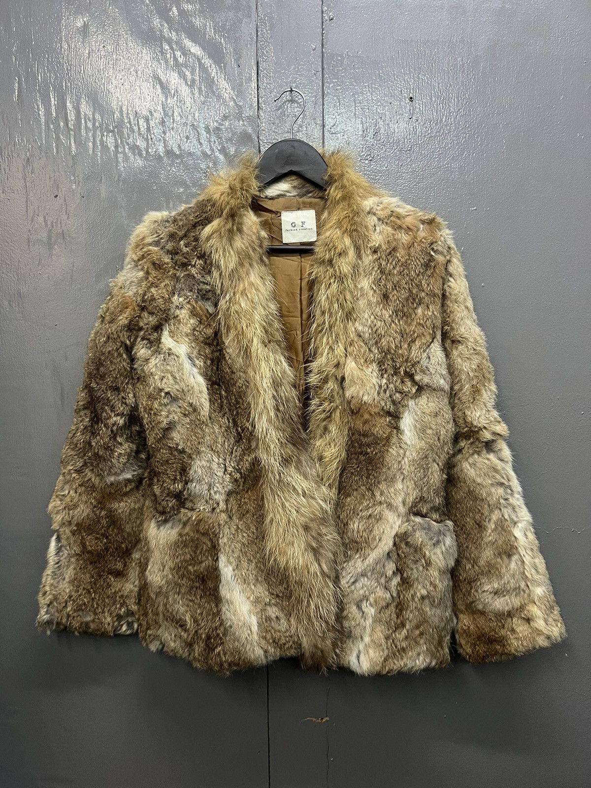 Japanese Brand G.F Fashion Creation Faux Fur Coat Size M / US 6-8 / IT 42-44 - 1 Thumbnail