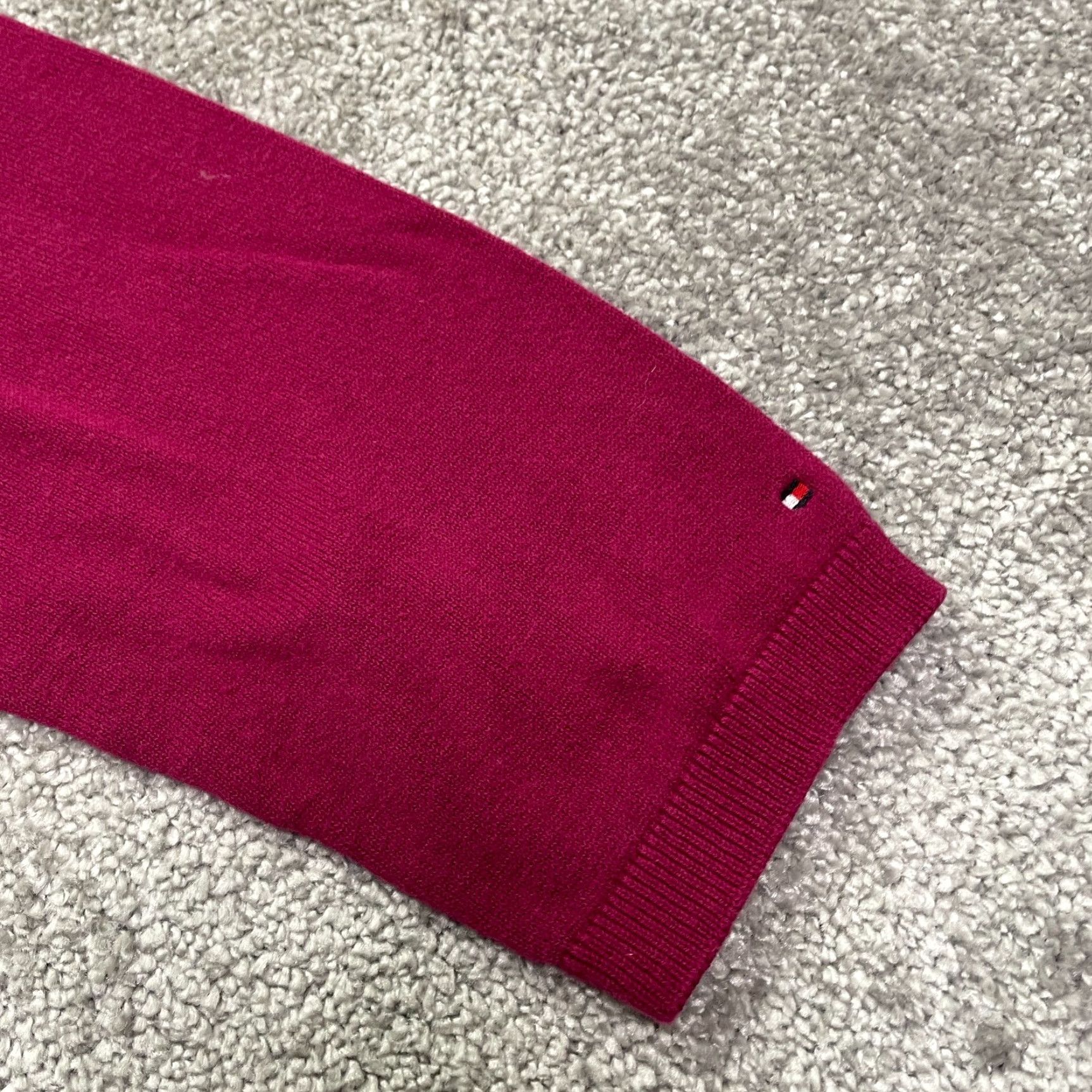 Tommy Hilfiger Tommy Hilfiger Sweater Mens XL Red Pullover Knit Lightweight Crew Neck Stretch Size US XL / EU 56 / 4 - 5 Thumbnail