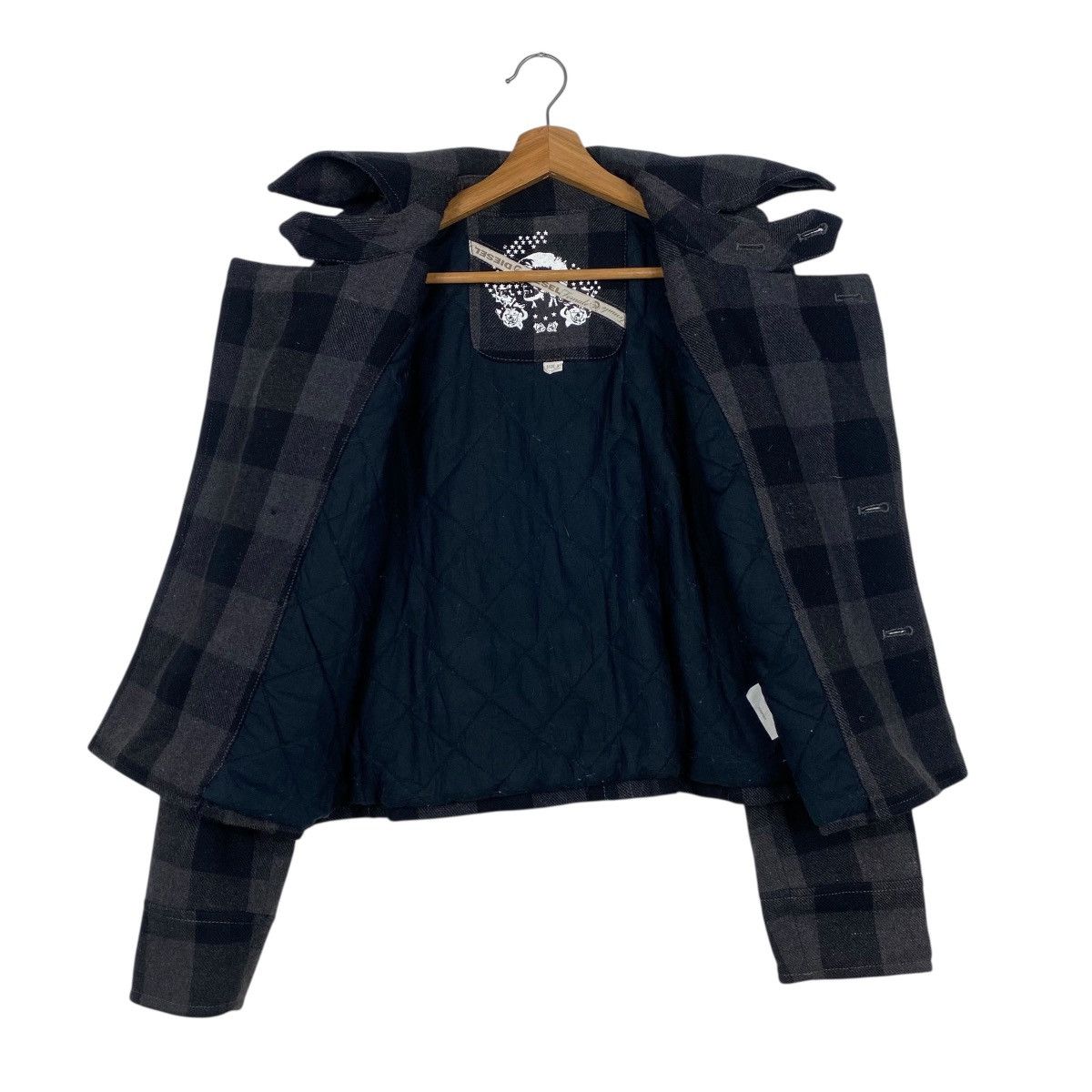 Diesel Diesel double breasted tartan jacket Size US S / EU 44-46 / 1 - 11 Thumbnail