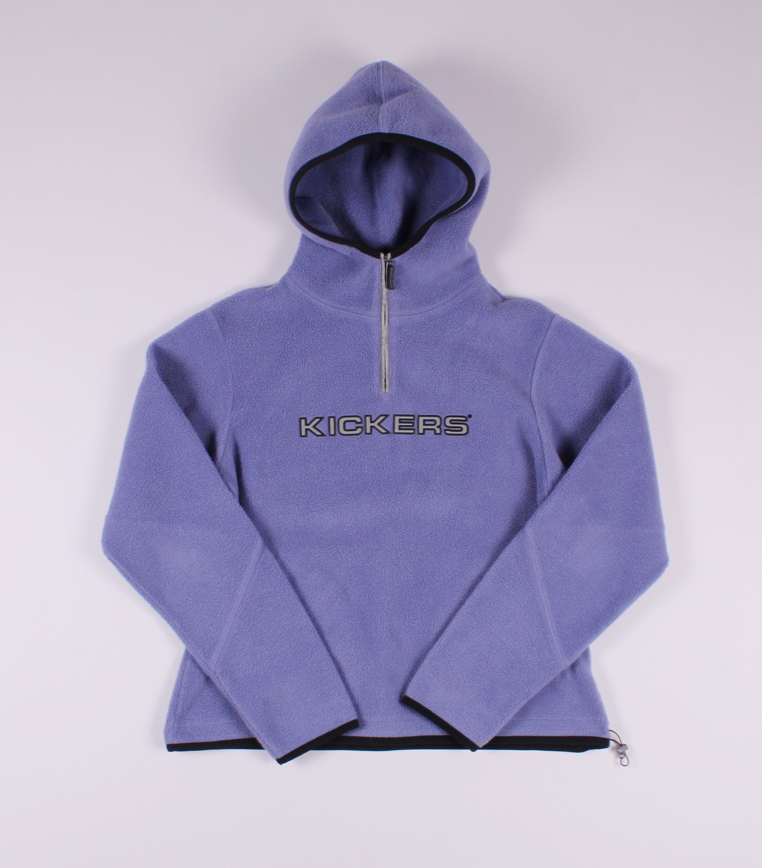 Kickers Vintage Y2K Kickers Hooded Fleece Jumper Size S / US 4 / IT 40 - 1 Thumbnail