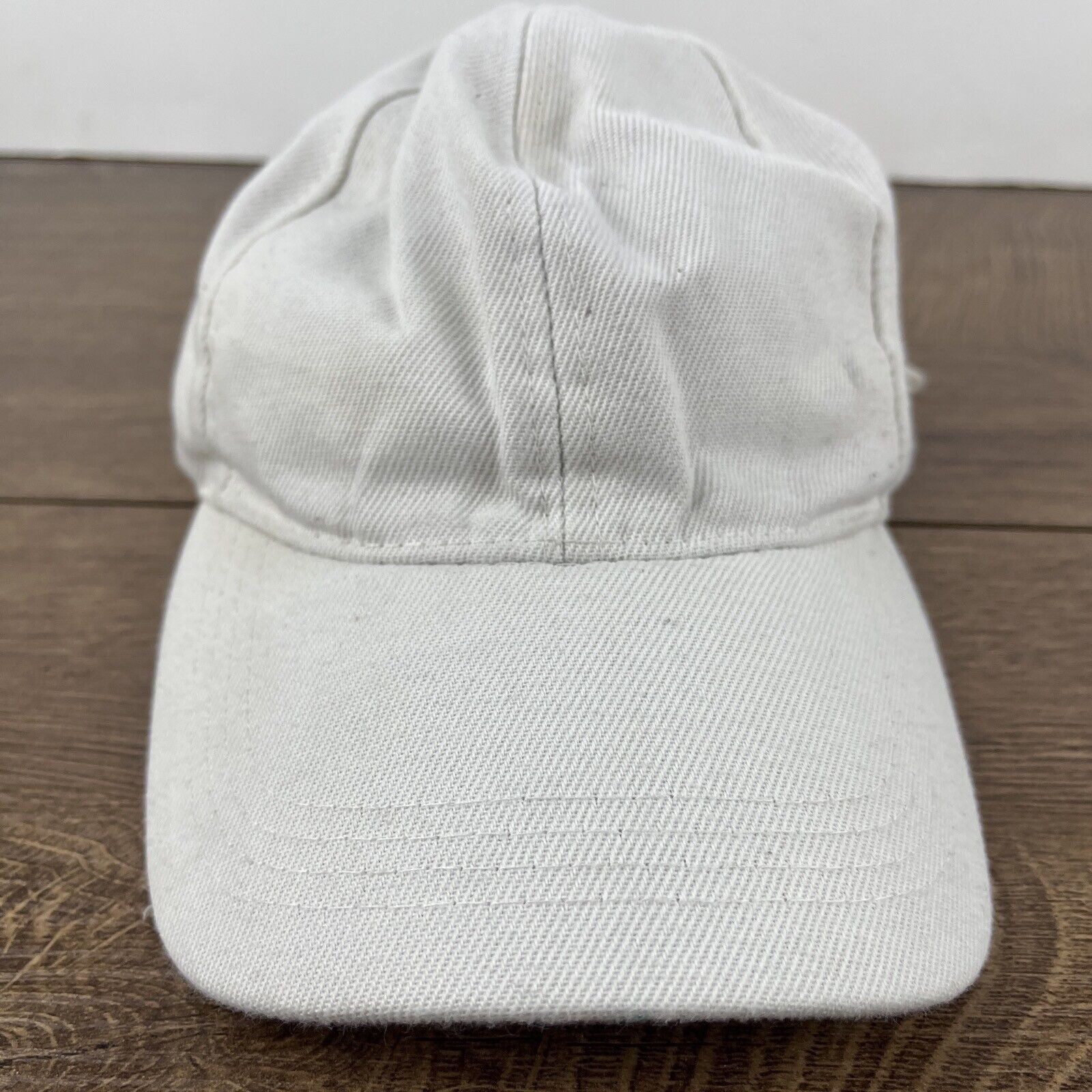 Other White Baseball Hat Adjustable Adult Size Hat Cap Size ONE SIZE - 5 Thumbnail