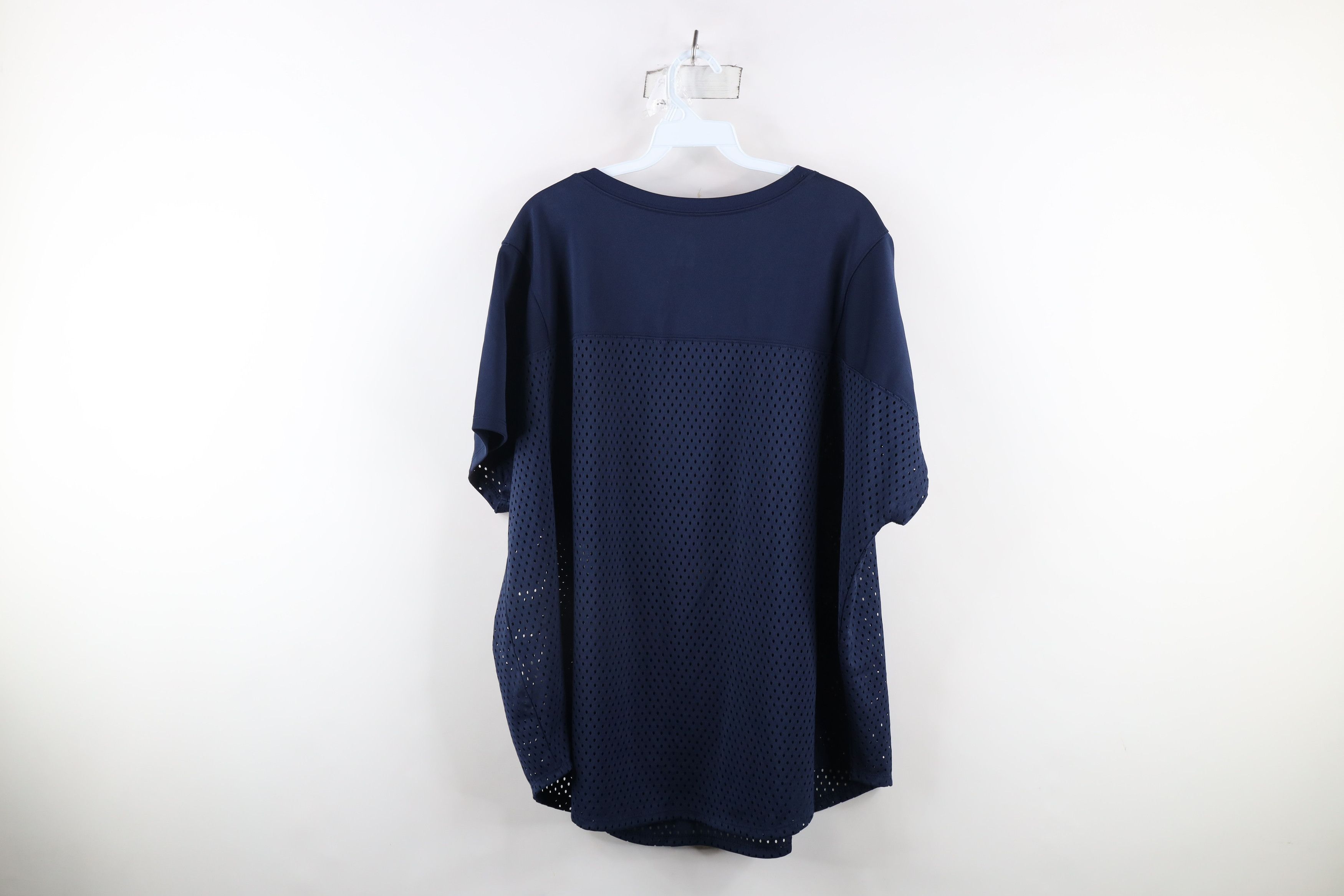 Nike × Vintage Nike Spell Out Mesh University of Michigan Football Jersey Size US XXL / EU 58 / 5 - 8 Thumbnail