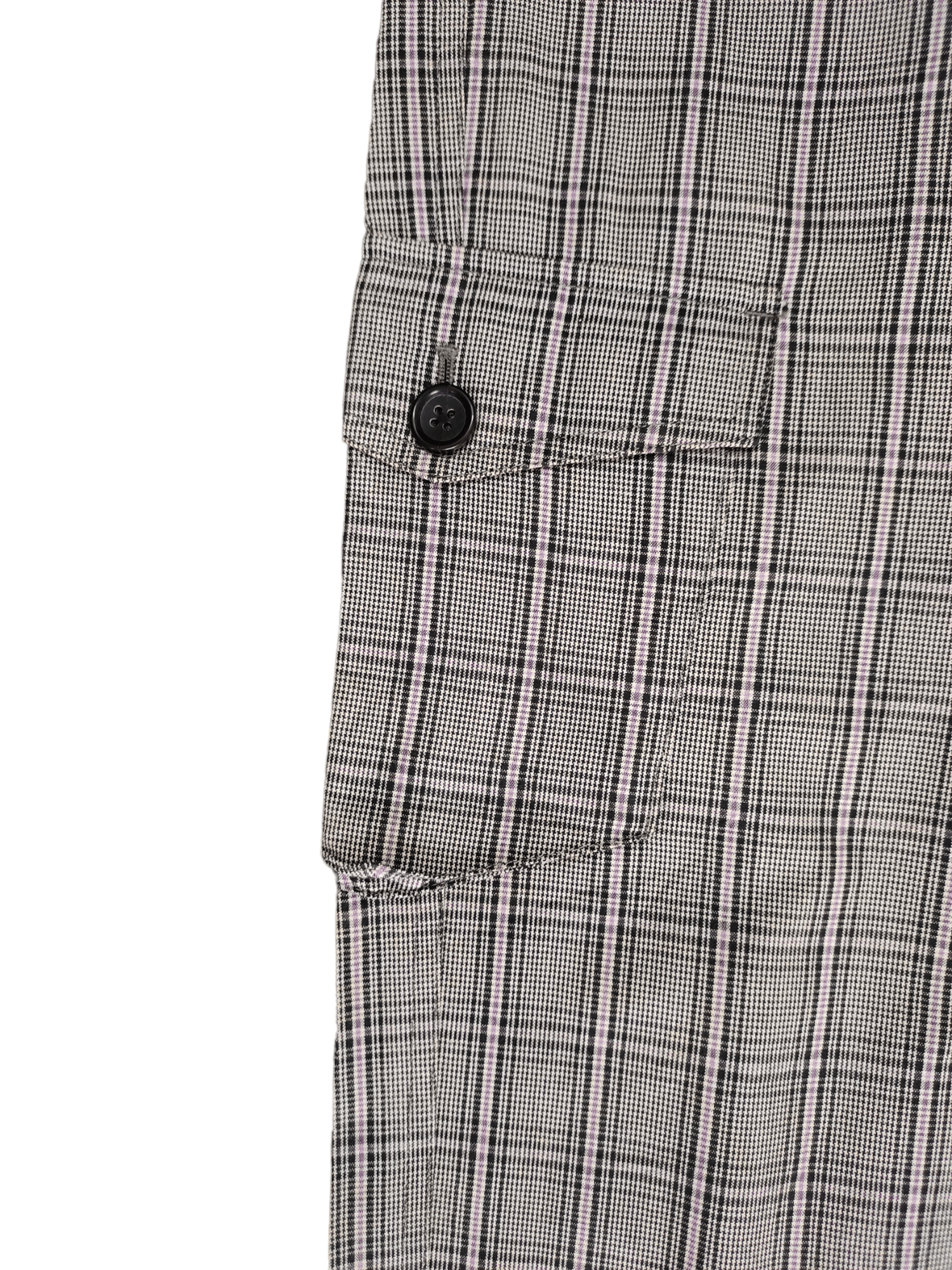 If Six Was Nine Boycott Checkered Plaid Cargo Pants Size US 31 - 7 Thumbnail