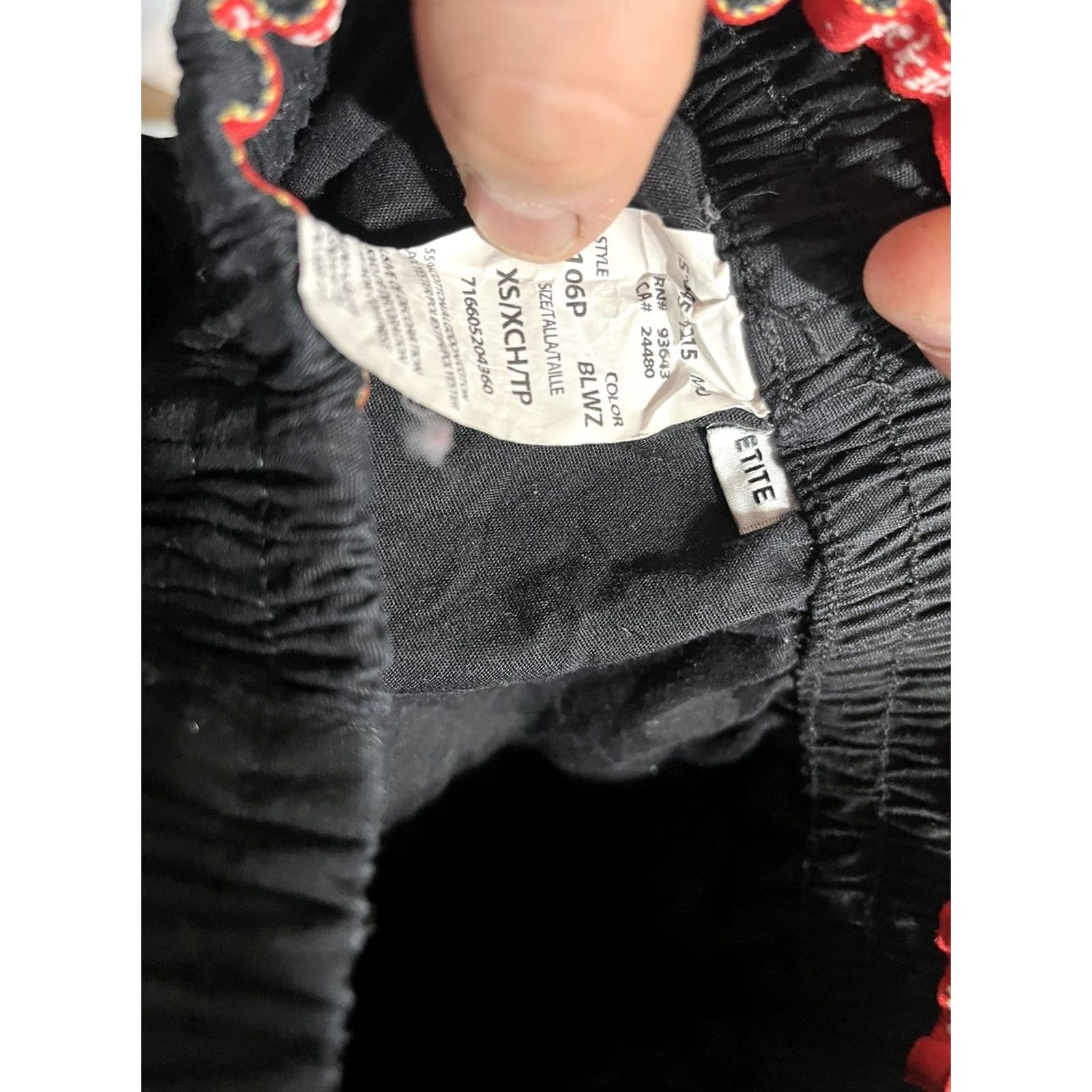 Dickies Dickies EDS Women's Signature Scrubs Black Elastic Waist Pull-On Petite PXS Womens Scrubs Dickies EDS Black Elastic Waist Pull-On Petite PXS Size 26" / US 2 / IT 38 - 5 Thumbnail