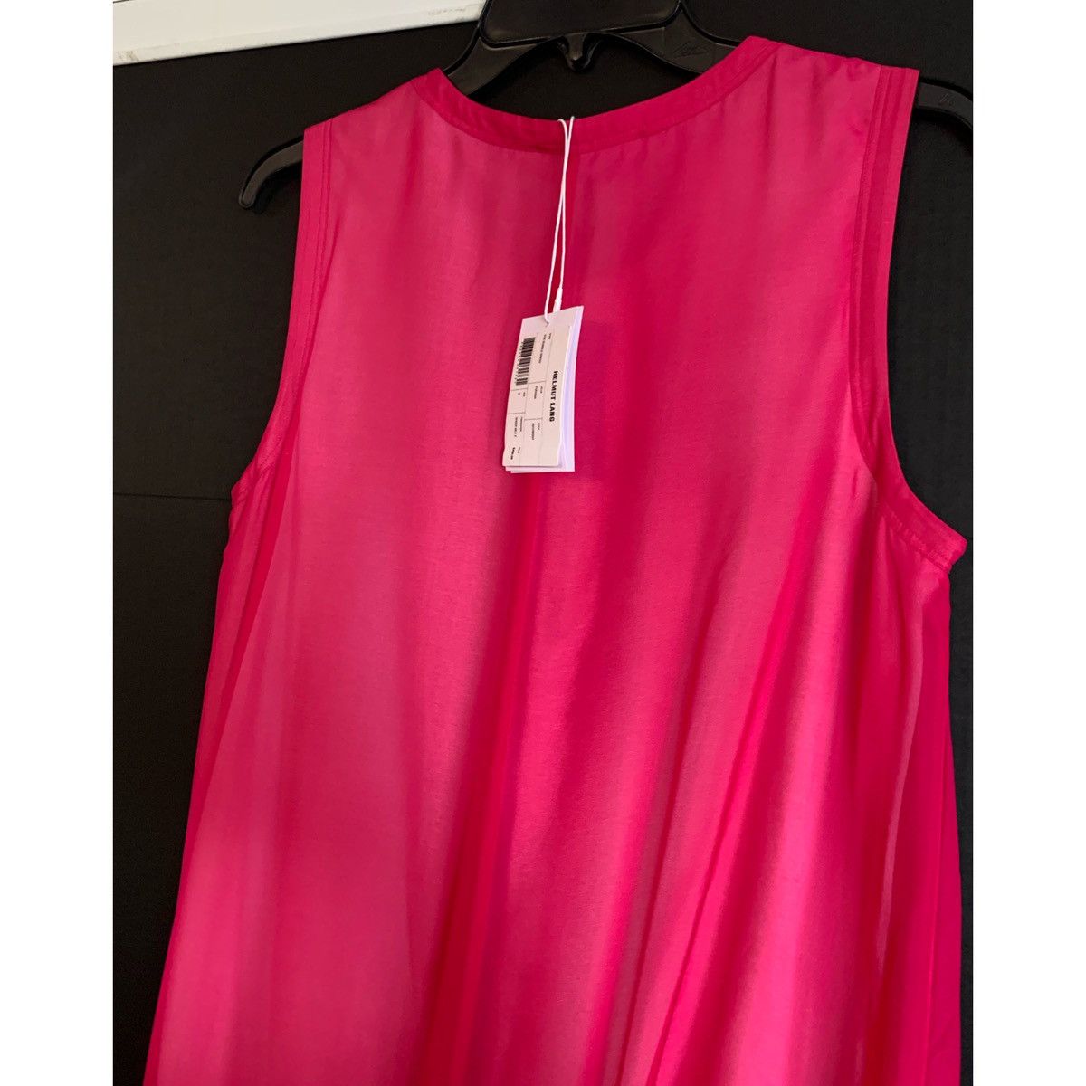 Helmut Lang HELMUT LANG PINK BUBBLE SILK DRESS Size M / US 6-8 / IT 42-44 - 8 Thumbnail