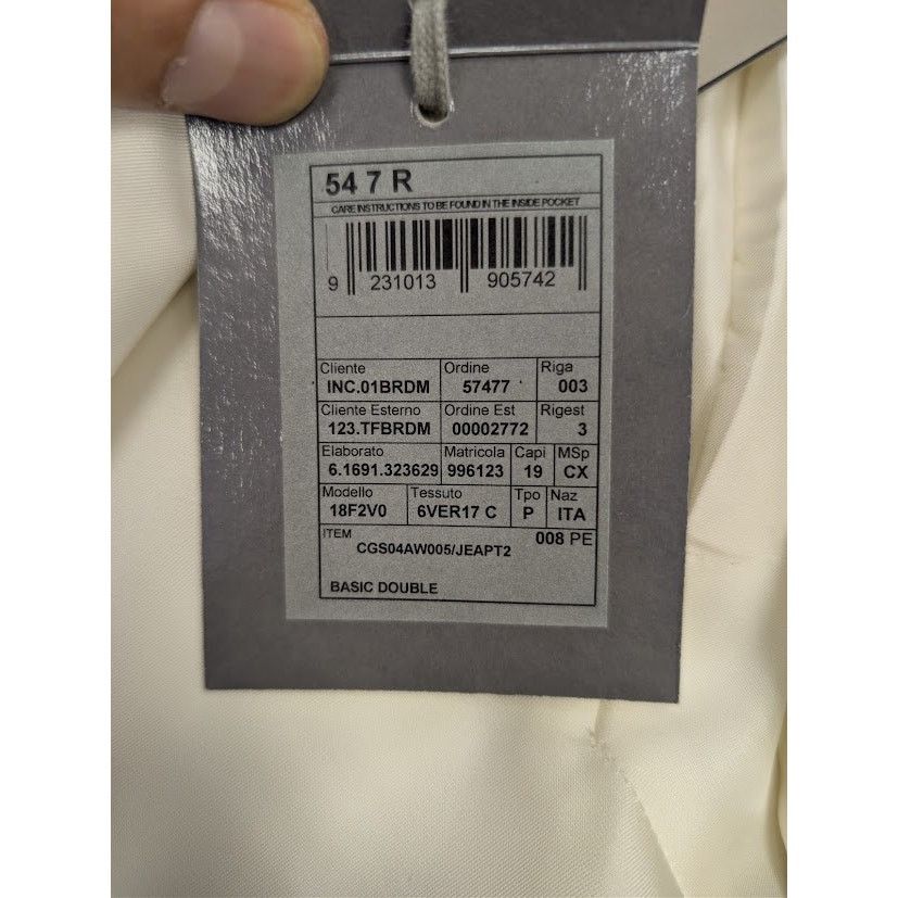 Tom Ford o1rshd1 Blazer Jacket in White Size US L / EU 52-54 / 3 - 21 Thumbnail