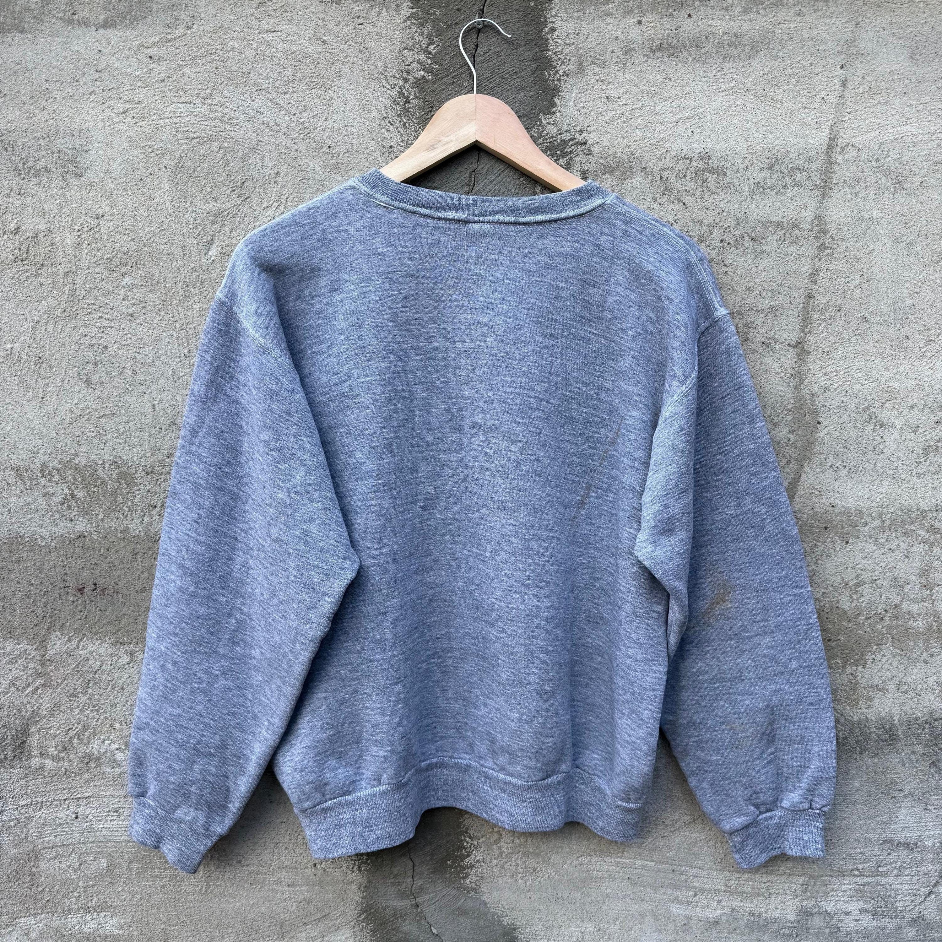 Russell Athletic × Vintage 70's Russell Athletic M.B.A 954 Faded Grey Sweatshirt Crewne Size US M / EU 48-50 / 2 - 2 Thumbnail