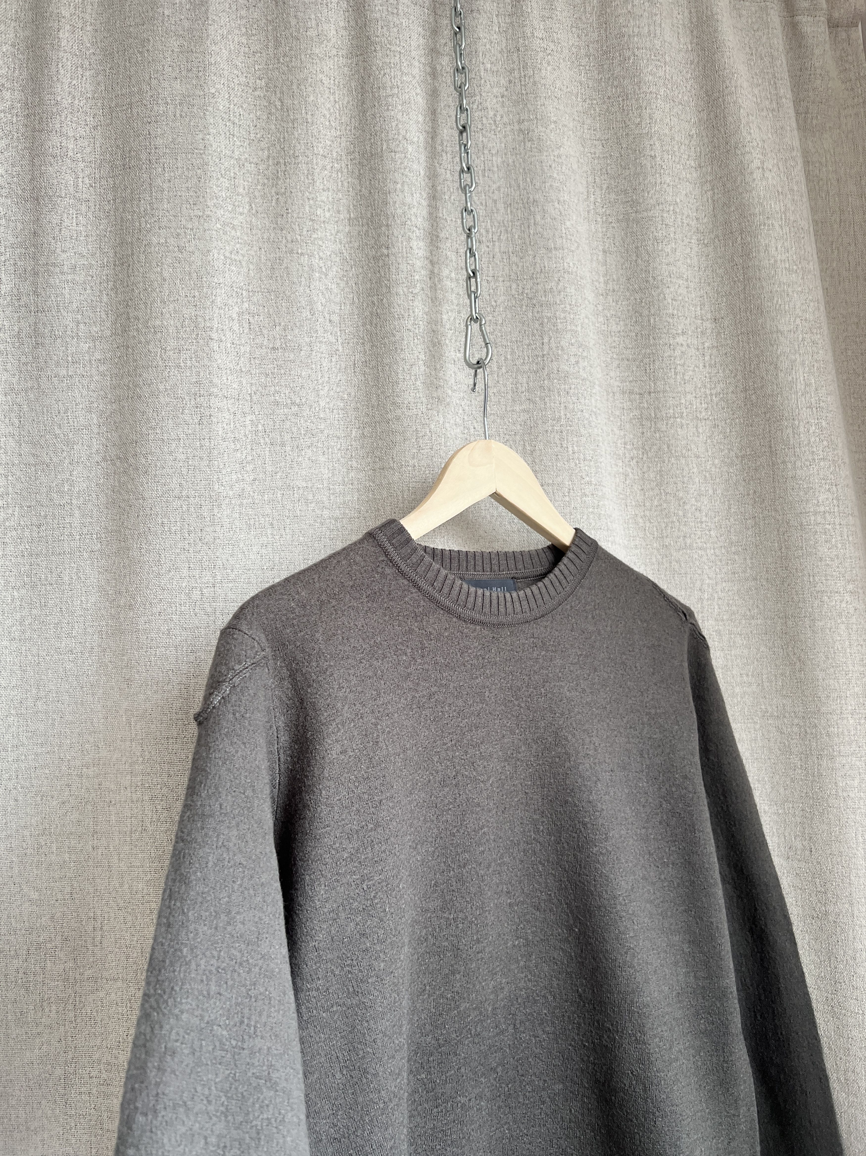 Vintage Nigel Hall Raw Wool Sweater Avant Garde Style Size US S / EU 44-46 / 1 - 6 Thumbnail