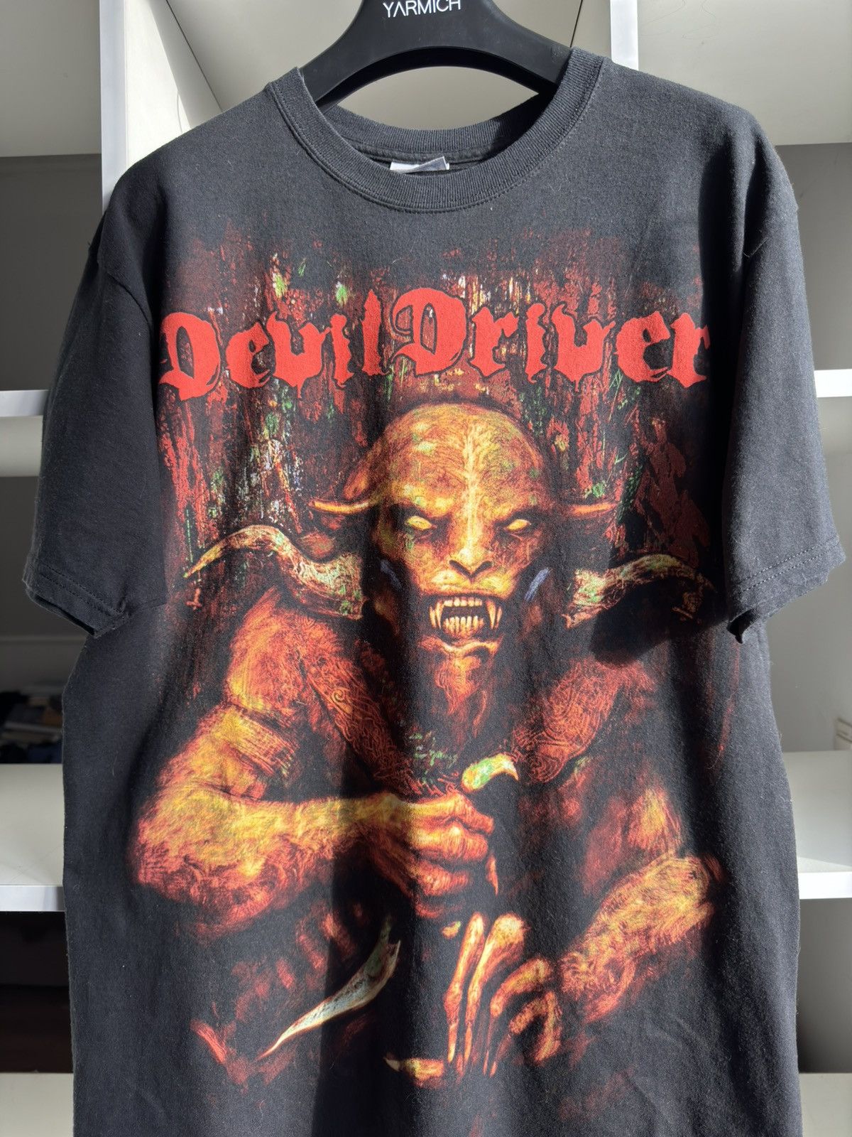 Band Tees Devil Driver 2002 Heavy Metal Band T Shirt Size US L / EU 52-54 / 3 - 3 Thumbnail