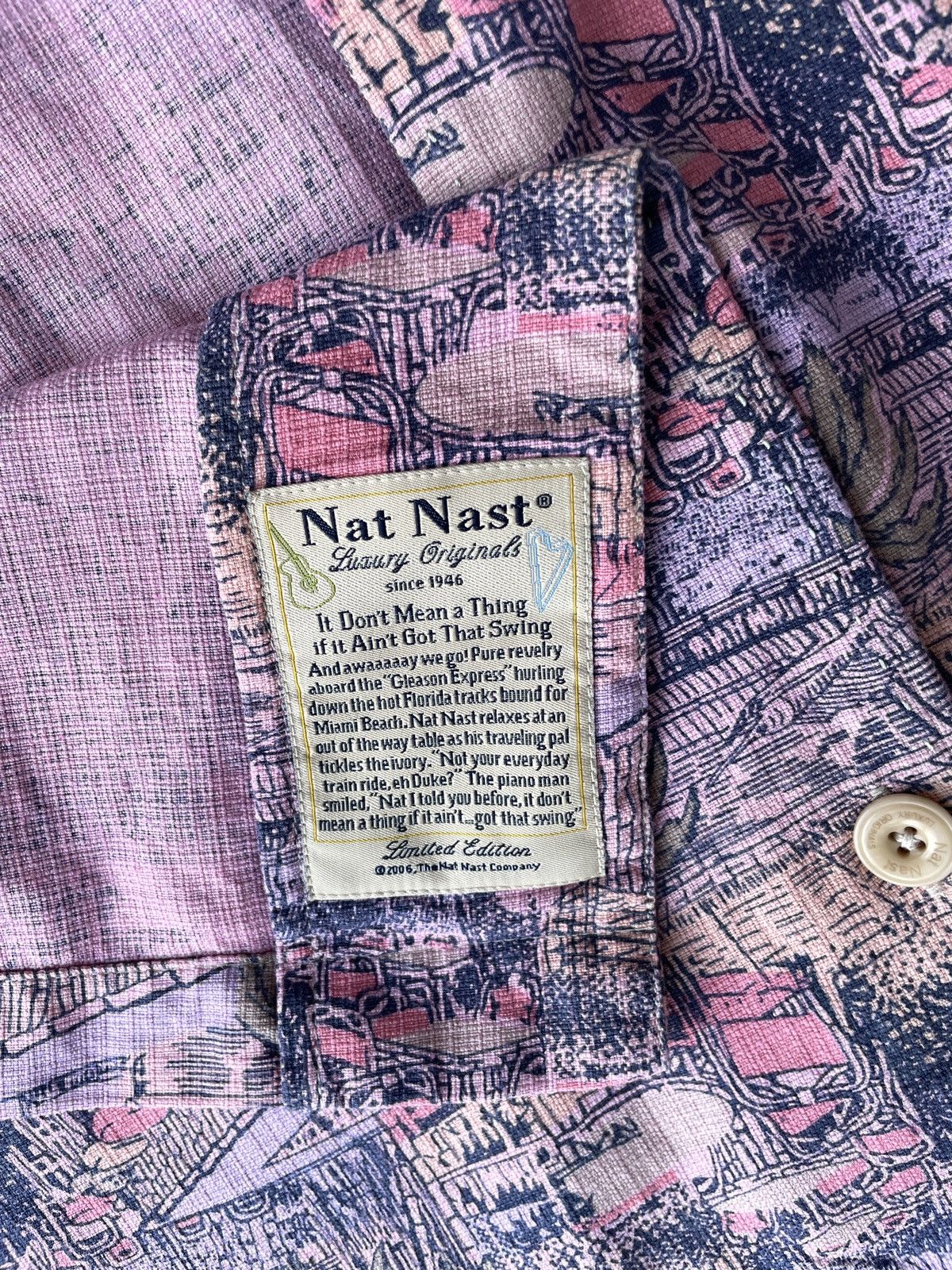 Nat Nast Nat Nast Silk Shirt Size US M / EU 48-50 / 2 - 7 Thumbnail
