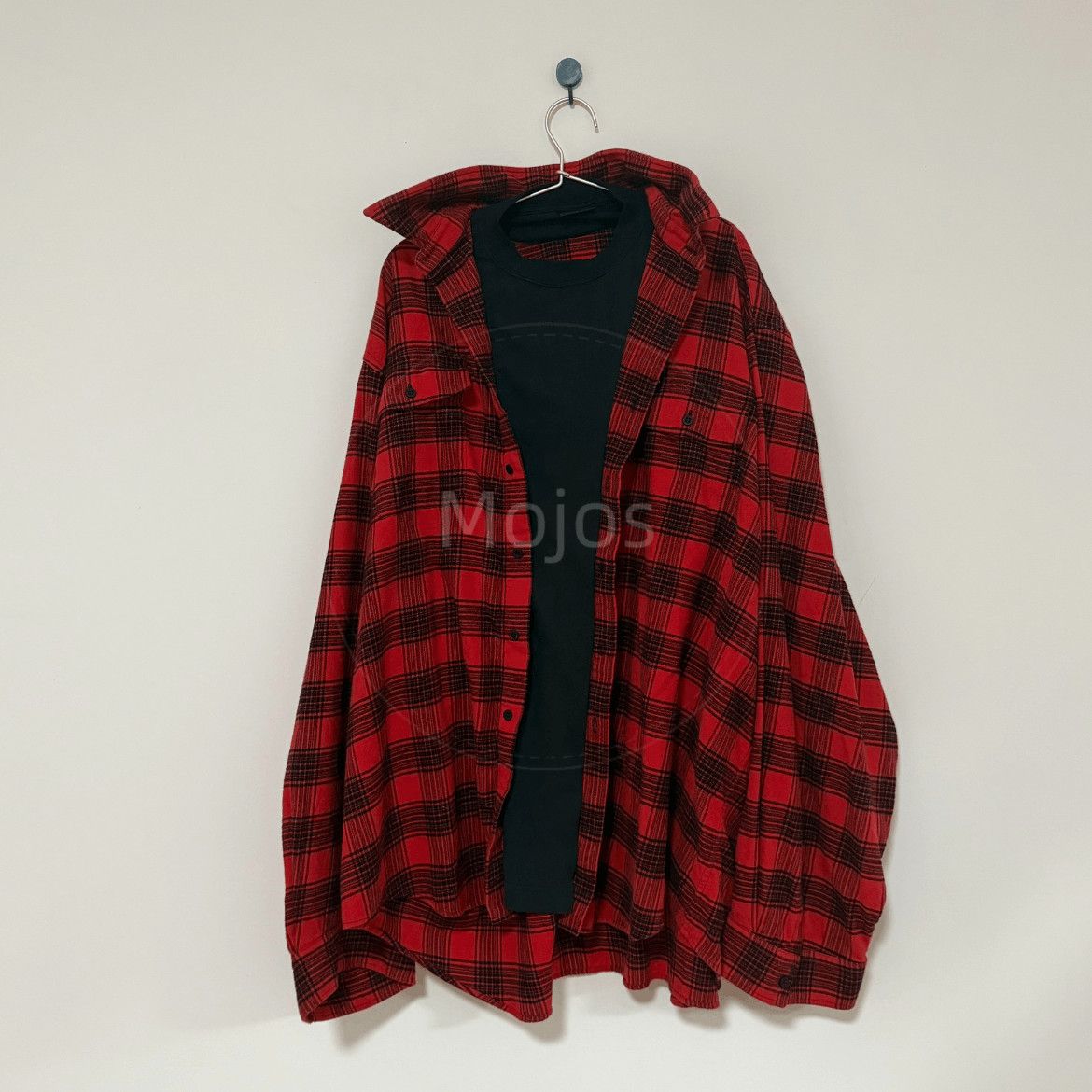 Balenciaga Sz 2 Balenciaga 23SS Fake Layers Plaid Jacket-2508 Size US M / EU 48-50 / 2 - 1 Thumbnail