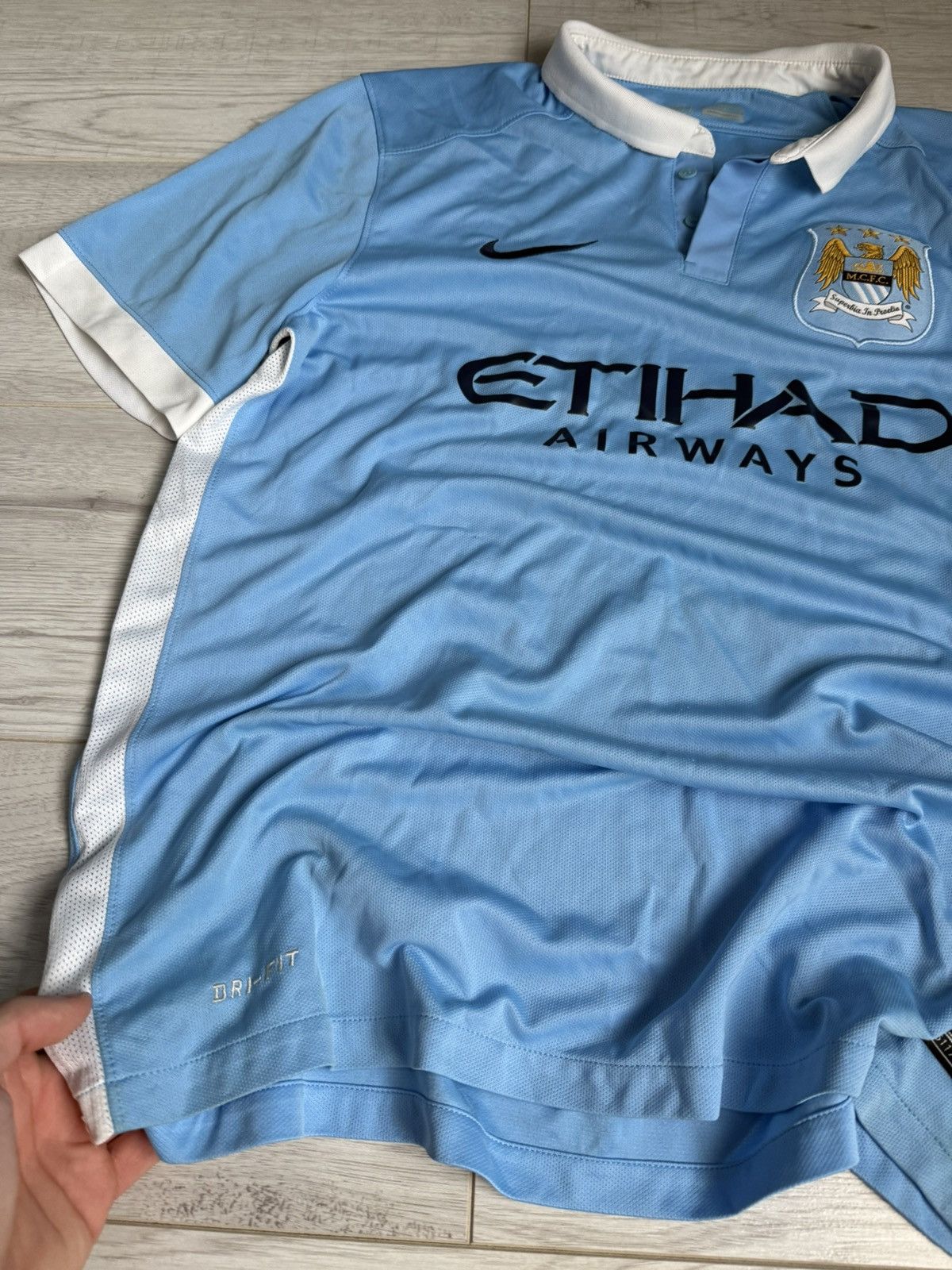 Nike Vintage nike Manchester City soccer jersey kit shirt Size US S / EU 44-46 / 1 - 3 Thumbnail