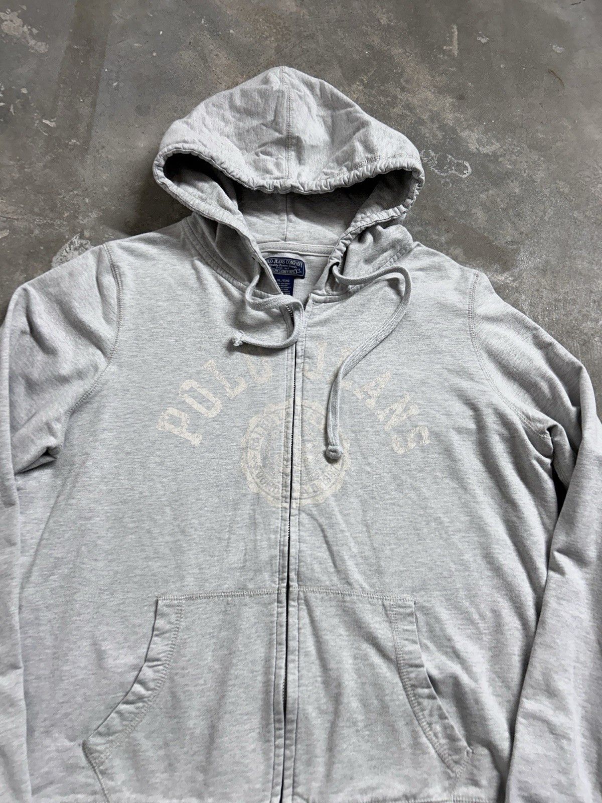 Polo Ralph Lauren Vintage Y2K Polo Jeans Company Zip Up Hoodie XL Teens Size XL / US 12-14 / IT 48-50 - 2 Thumbnail