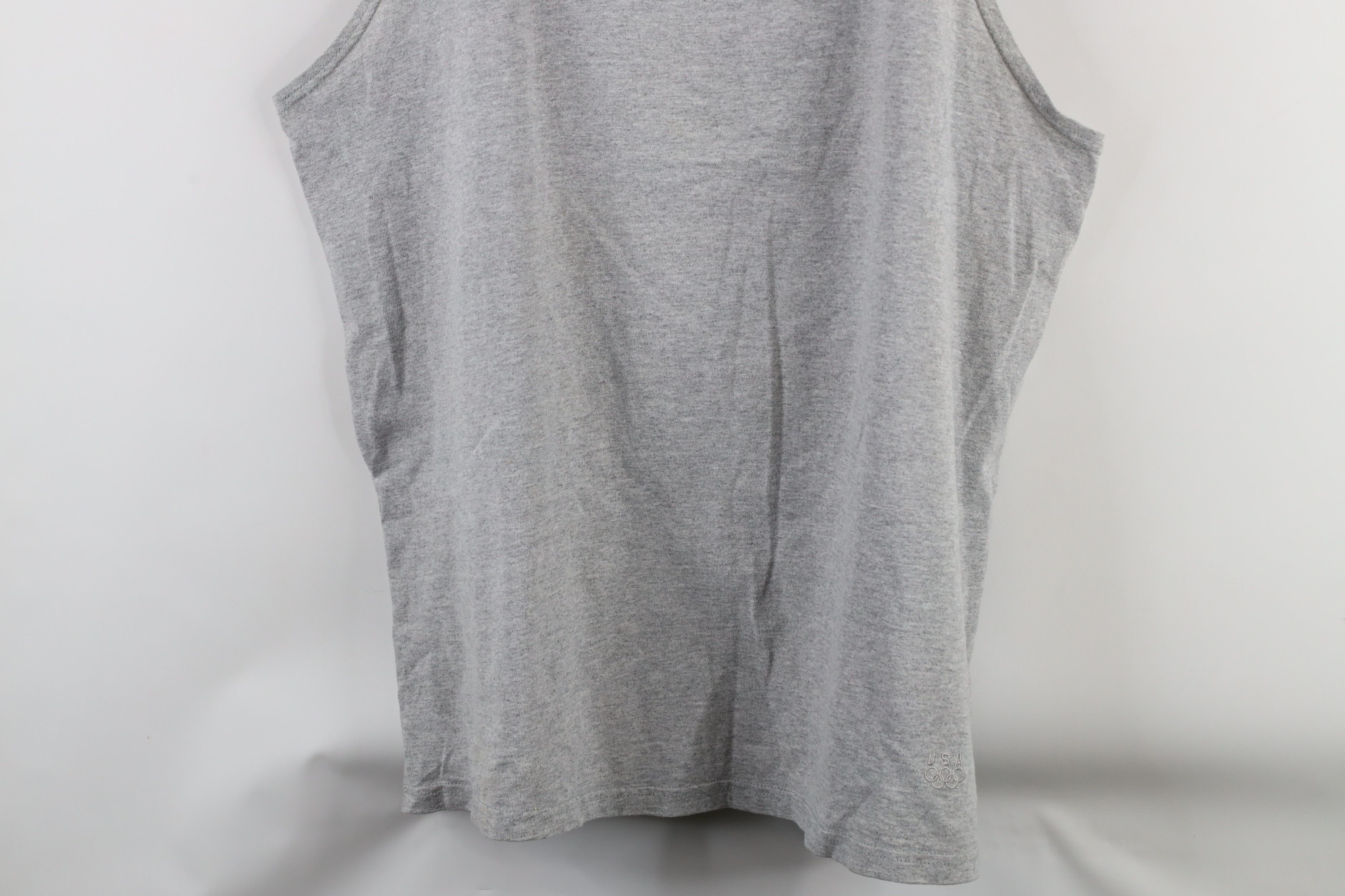 Vintage Vintage 90s USA Olympics Tank Top T-Shirt Heather Gray USA Size US XL / EU 56 / 4 - 3 Thumbnail