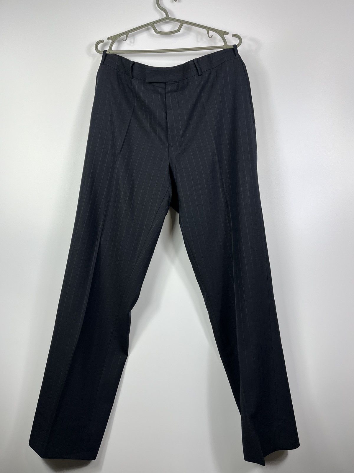 Balmain Vintage Balmain Paris Striped Wool Suit Blazer and Trousers Size 42R - 5 Thumbnail