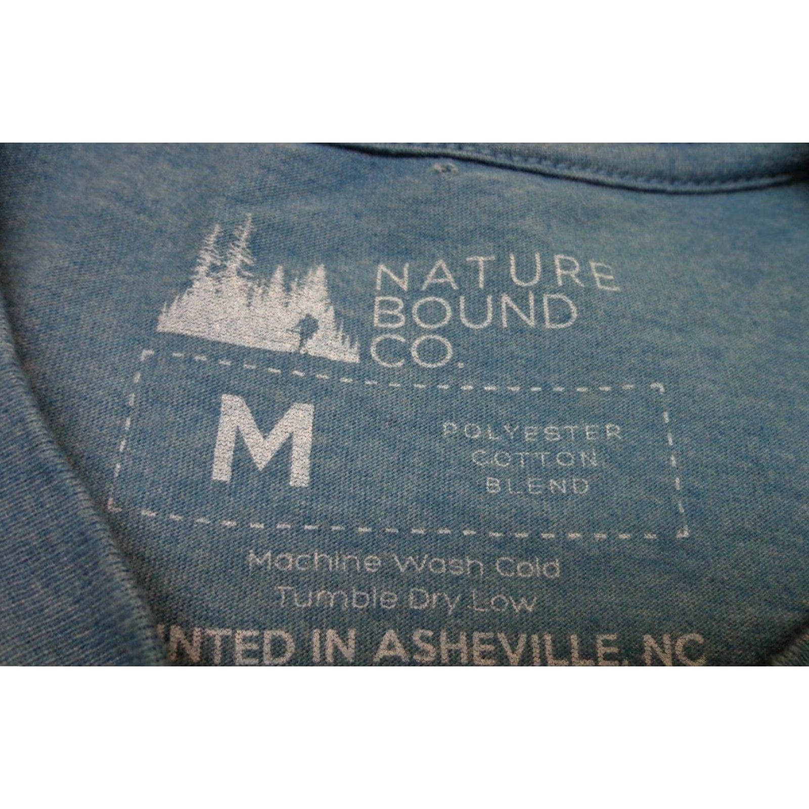 Vintage VINTAGE Mountain Outfitters Nature Bound T-shirt Blue M Men Shirt 90s? Size US M / EU 48-50 / 2 - 4 Thumbnail