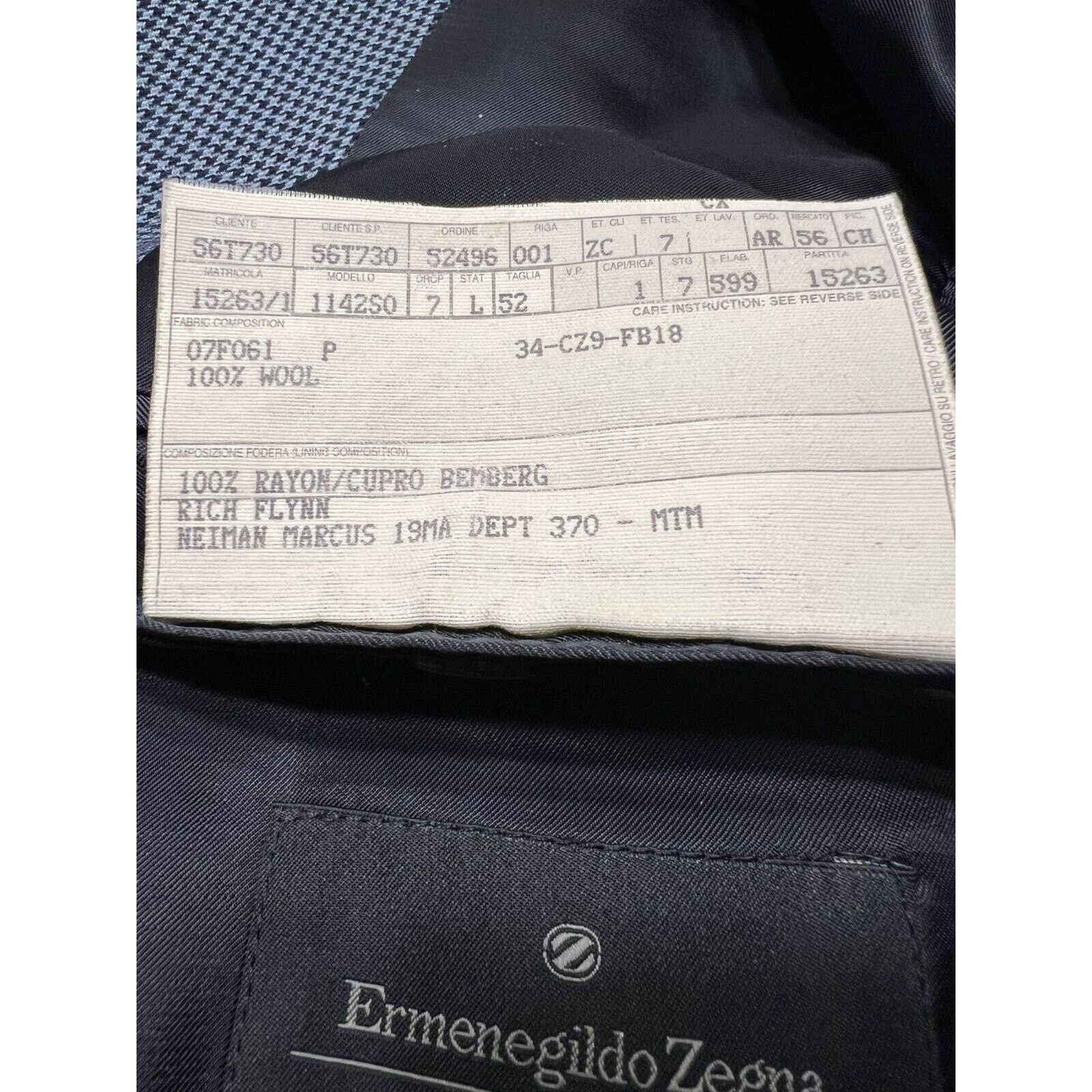 Ermenegildo Zegna Ermenegildo Zegna Blazer Size 42L US/52L EU Size 42L - 8 Thumbnail