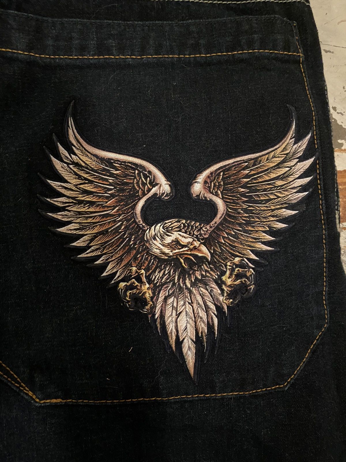 JNCO Vintage eagle jnco jeans Size US 30 / EU 46 - 4 Thumbnail