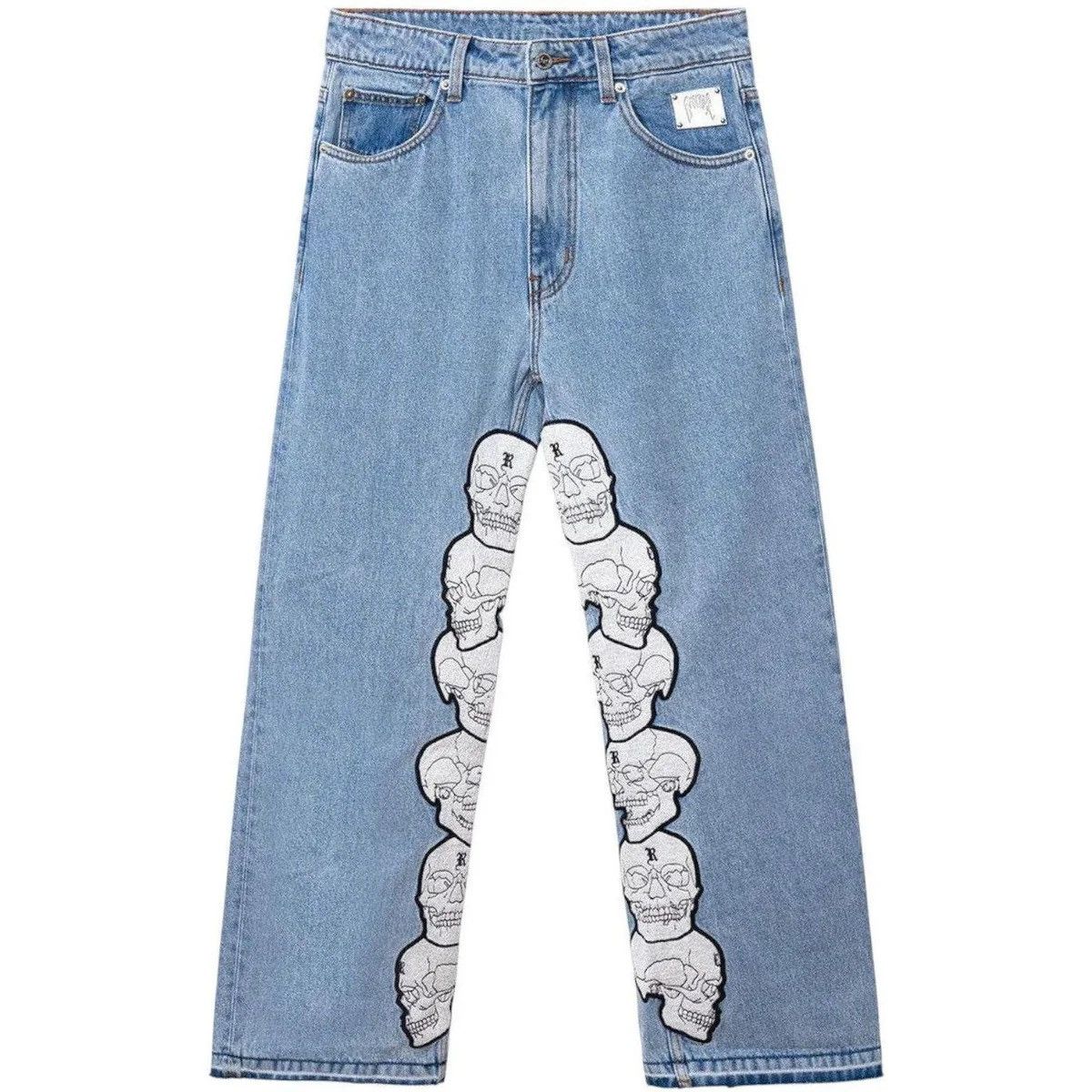 Revenge Revenge Skull Jeans Size US 32 / EU 48 - 1 Thumbnail