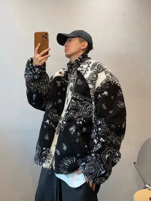 Other Paisley Bandana Full Zip Fleece Jacket Size US M / EU 48-50 / 2 - 6 Thumbnail