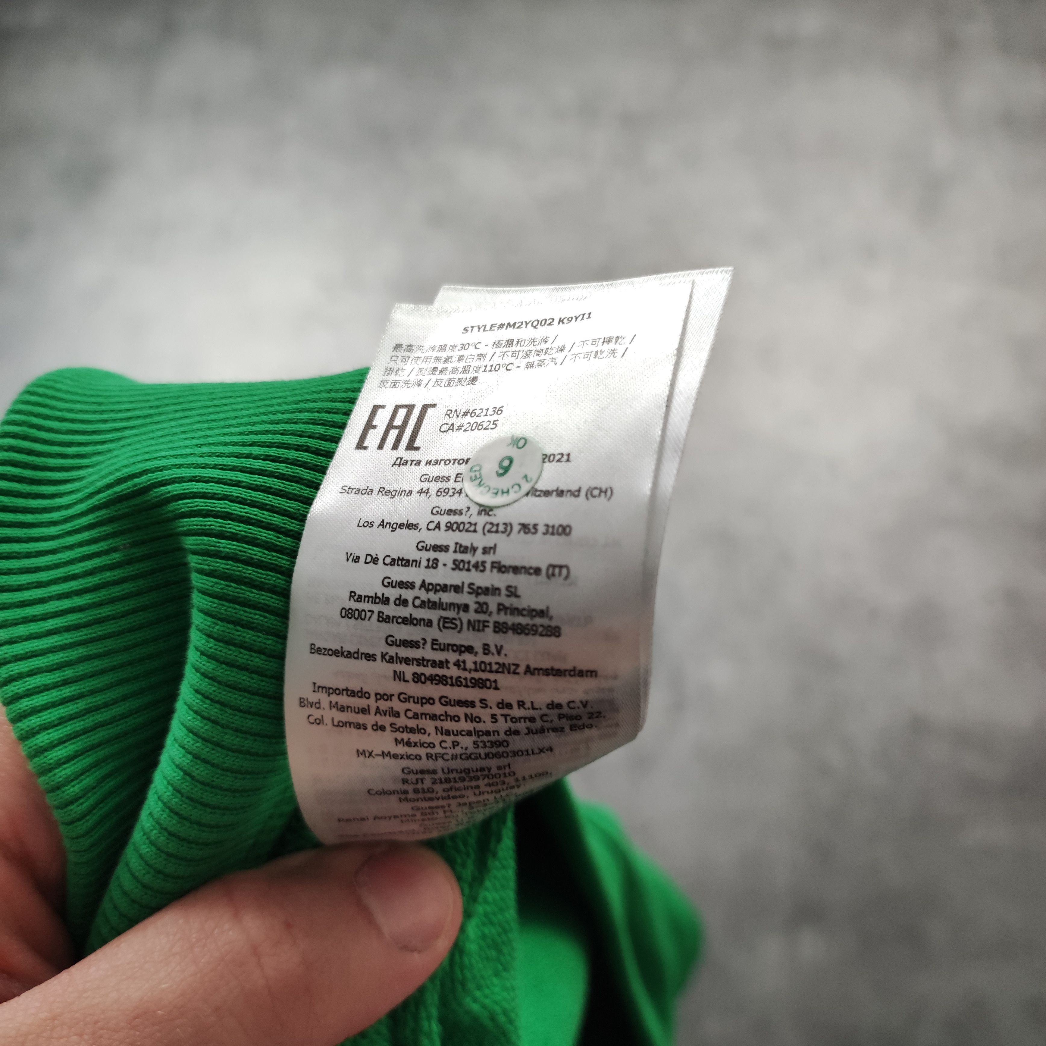 Guess × J Balvin Guess Los Angeles x J Balvin Green Logo Oversize Hoodie Size US M / EU 48-50 / 2 - 8 Thumbnail
