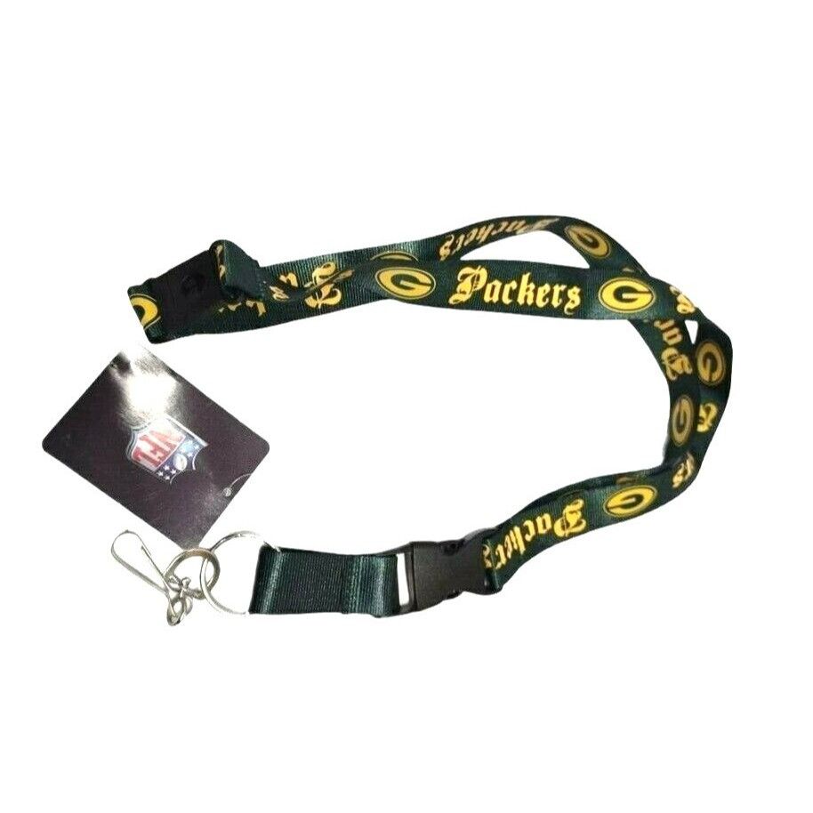 Other Green Bay Packers Lanyard Keychain 2 Sided Old English Font Size ONE SIZE - 1 Thumbnail