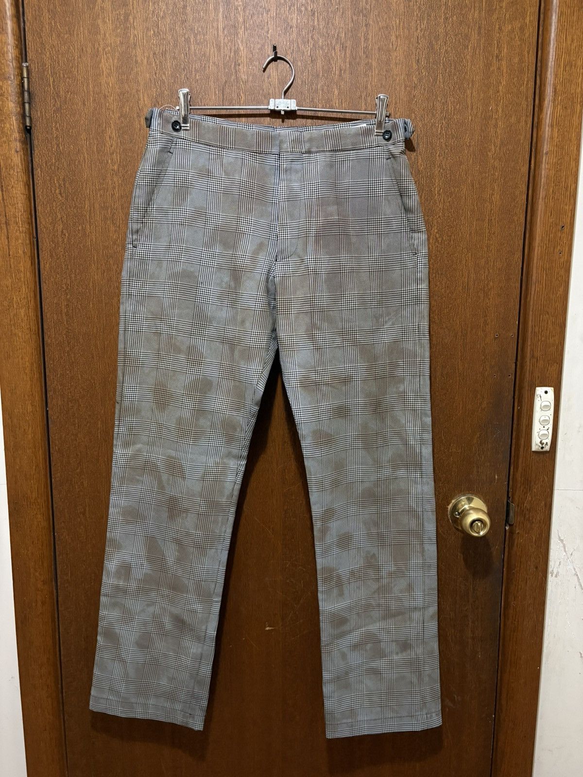 Comme des Garcons Homme Plus Comme des Garçons Homme Plus(AD2002) Rei Kawakubo Plaid Pant Size US 31 - 1 Thumbnail