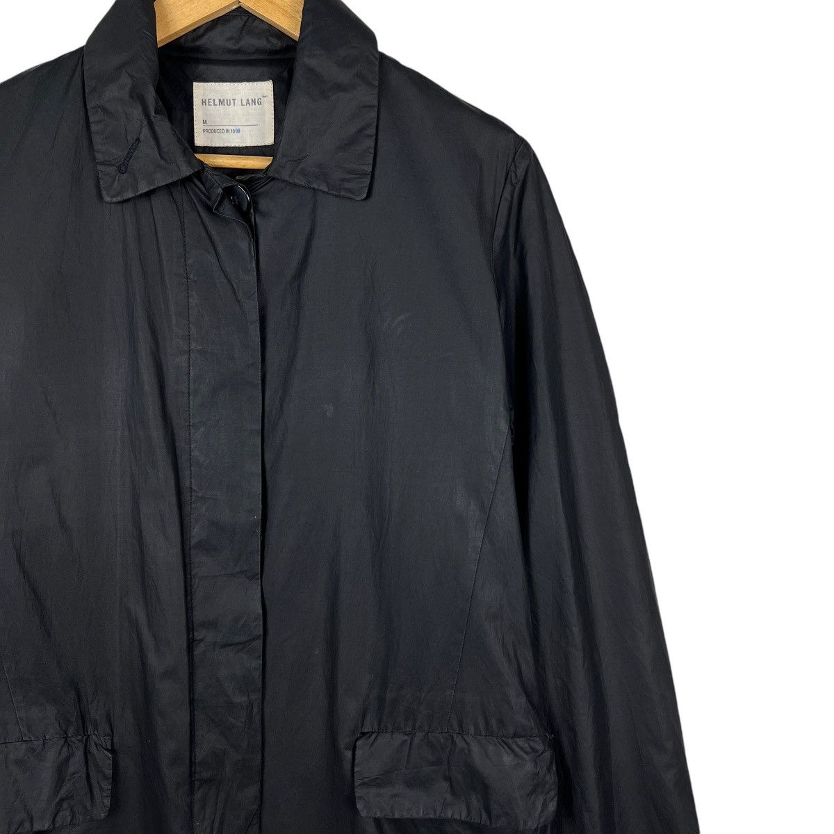 Helmut Lang 🔥 VINTAGE 1998 HELMUT LANG LIGHT LONG COAT MADE IN ITALY Size US S / EU 44-46 / 1 - 9 Thumbnail