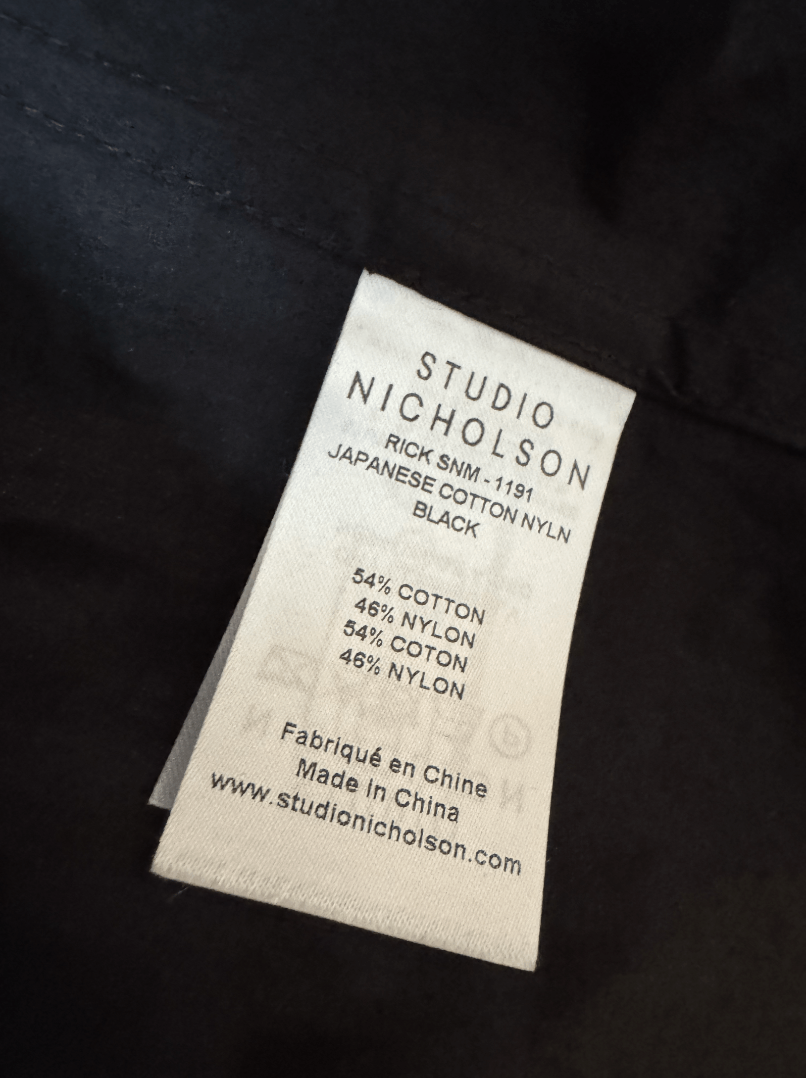 Studio Nicholson Rick Jacket Boxy Black Size US XXL / EU 58 / 5 - 10 Thumbnail