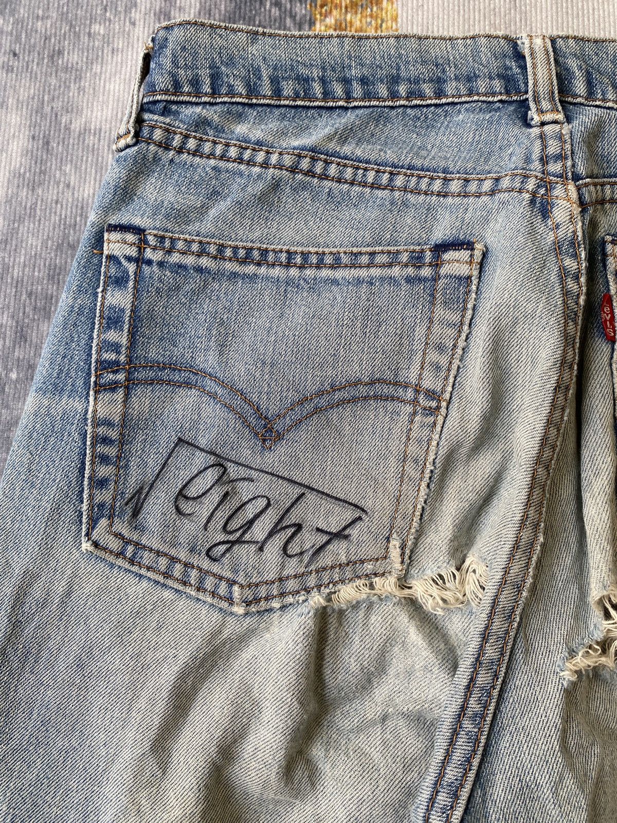 Levi's Vintage 90’s Levi’s 512 Distressed Denim Size US 28 / EU 44 - 18 Thumbnail