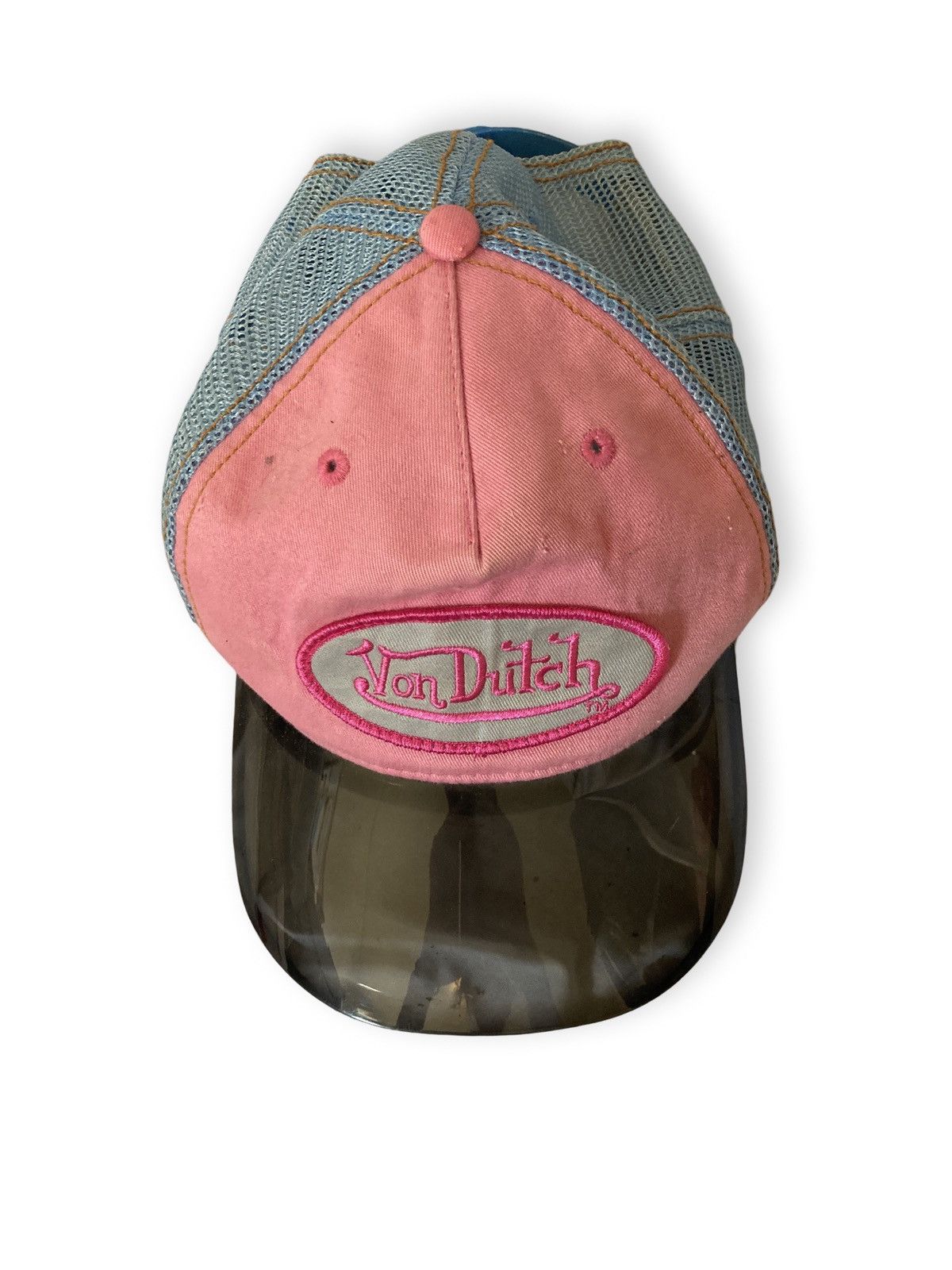Von Dutch Von Dutch Cotton Candy Translucent Brim Trucker Hat Size ONE SIZE - 2 Thumbnail