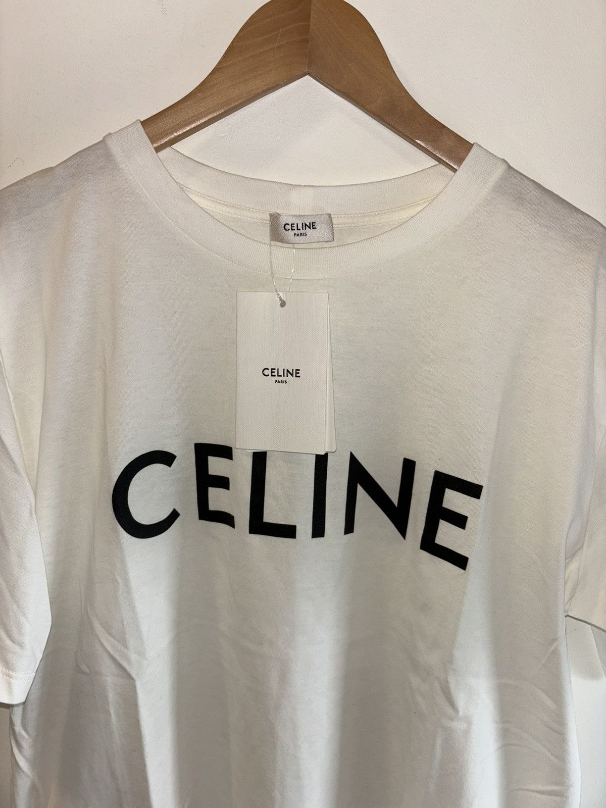 Celine CELINE LOOSE T-SHIRT IN COTTON JERSEY Size M / US 6-8 / IT 42-44 - 1 Thumbnail