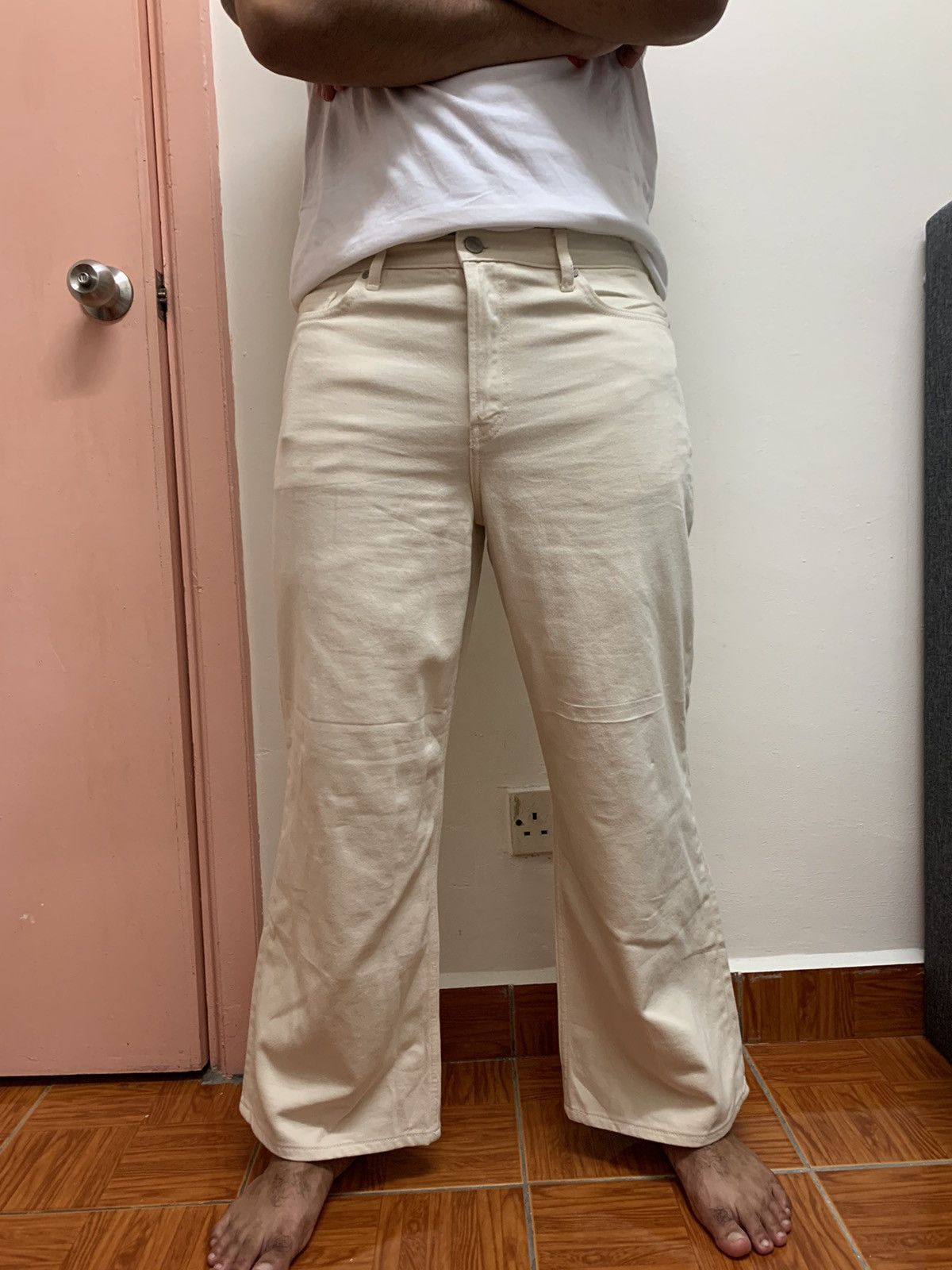 Japanese Brand × Uniqlo Uniqlo Baggy Jeans Wide Leg Pants Size US 34 / EU 50 - 10 Thumbnail