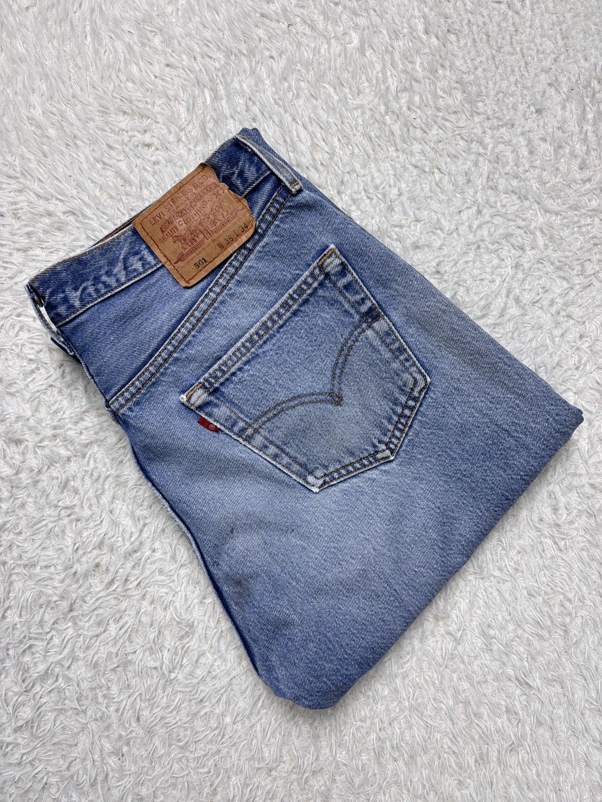Levi's × Vintage Vintage Levis 501 USA 90s Size US 36 / EU 52 - 6 Thumbnail