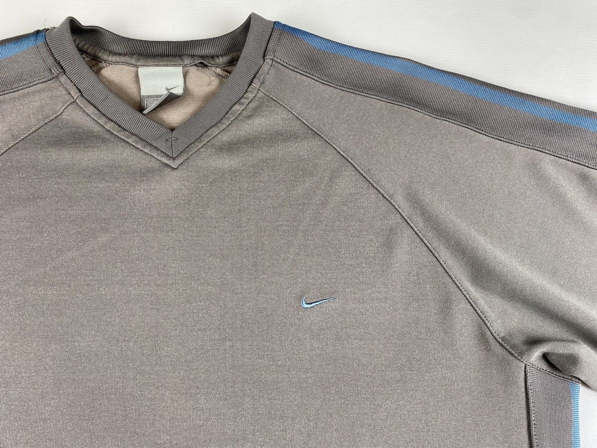 Nike Nike Jersey T-Shirt Embroidered Logo Vintage Grey Blockcore Size US L / EU 52-54 / 3 - 4 Thumbnail